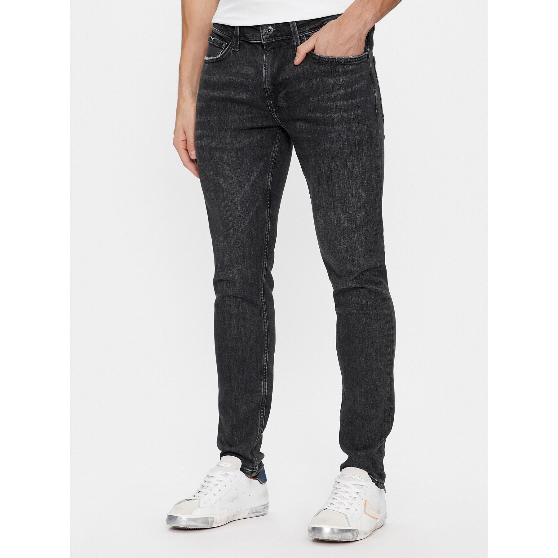 Pepe Jeans Дънки PM207387 Сив Skinny Fit - Pepit.bg
