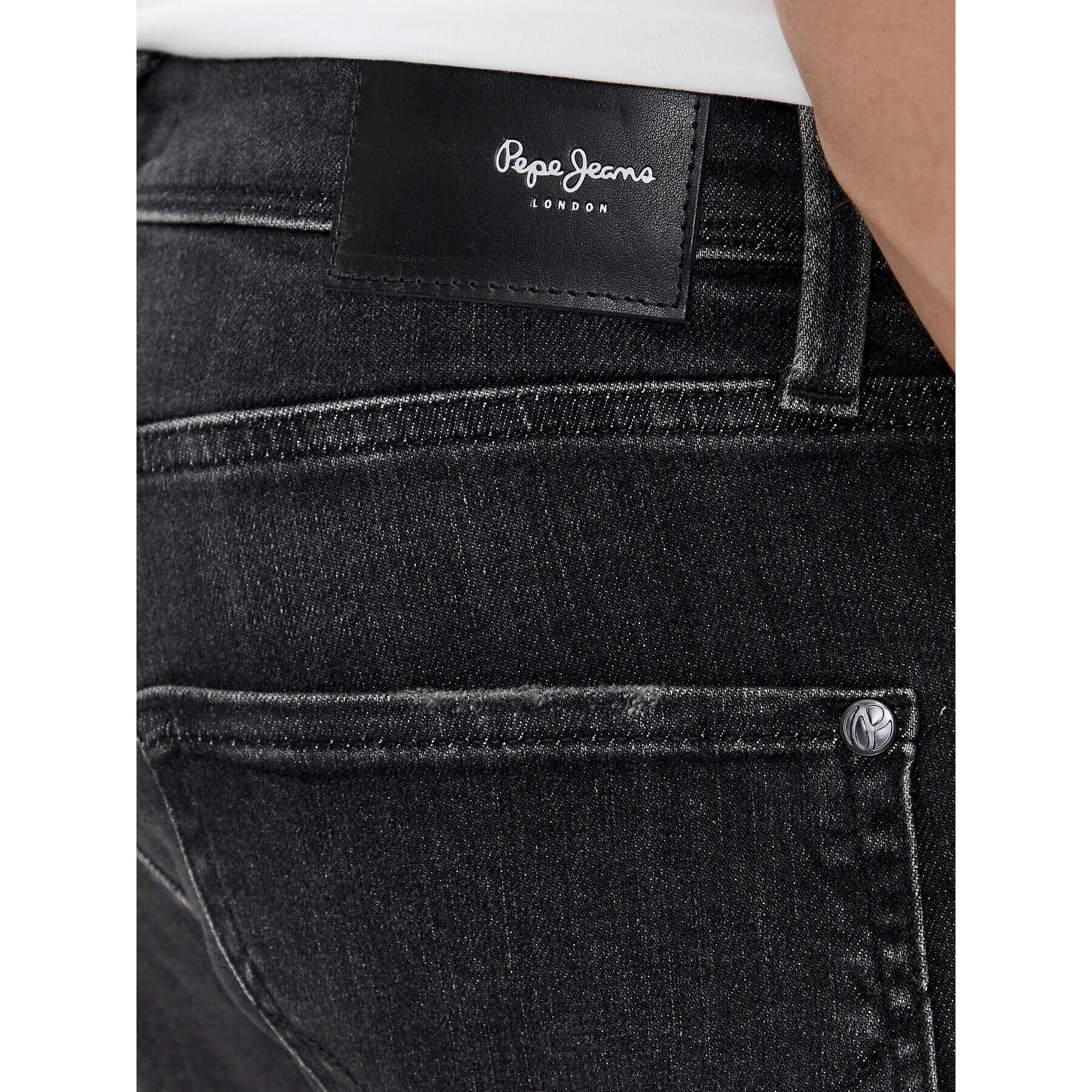 Pepe Jeans Дънки PM207387 Сив Skinny Fit - Pepit.bg