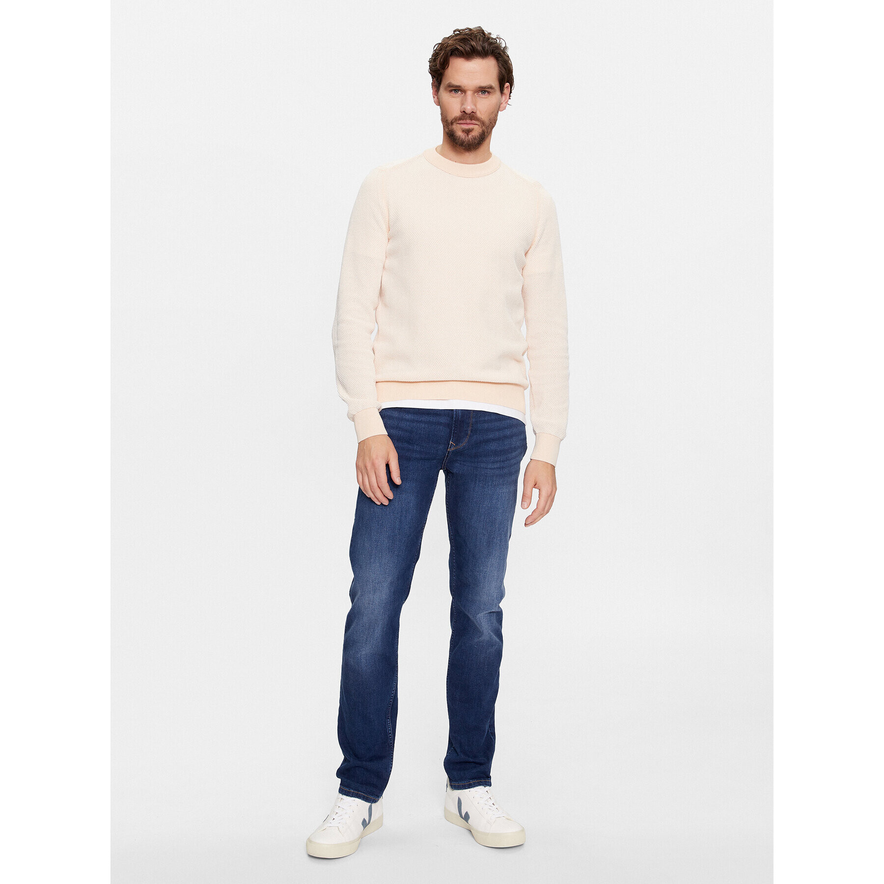 Pepe Jeans Дънки PM207388CT4 Тъмносин Slim Fit - Pepit.bg