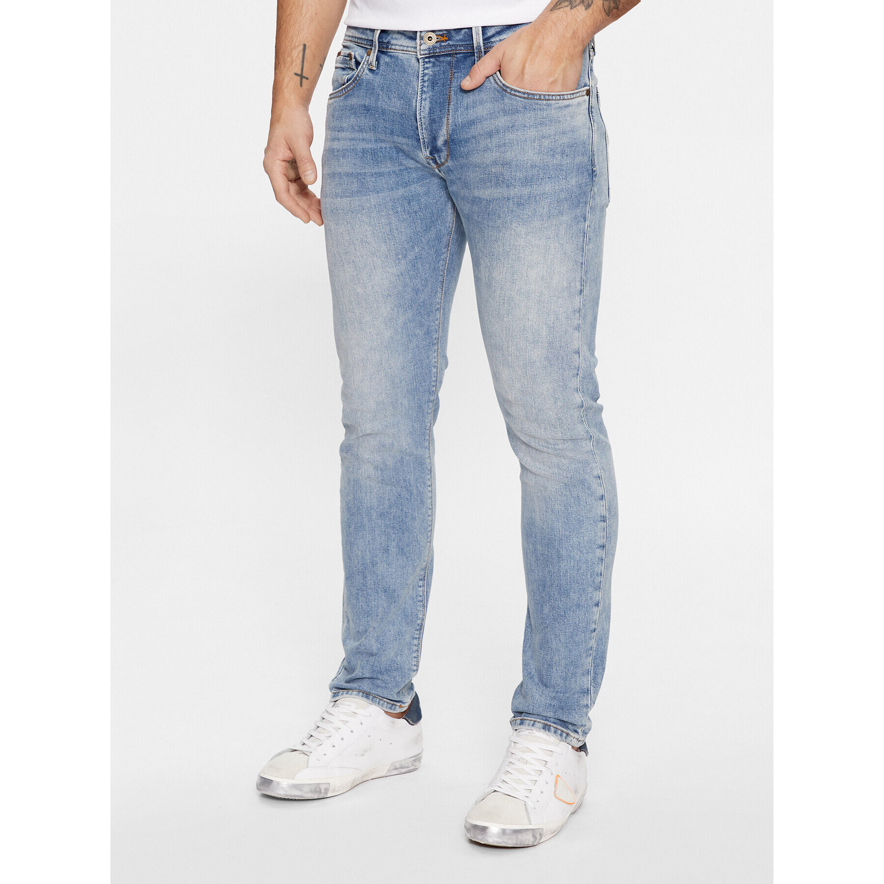 Pepe Jeans Дънки PM207390MN5 Син Slim Taper Fit - Pepit.bg