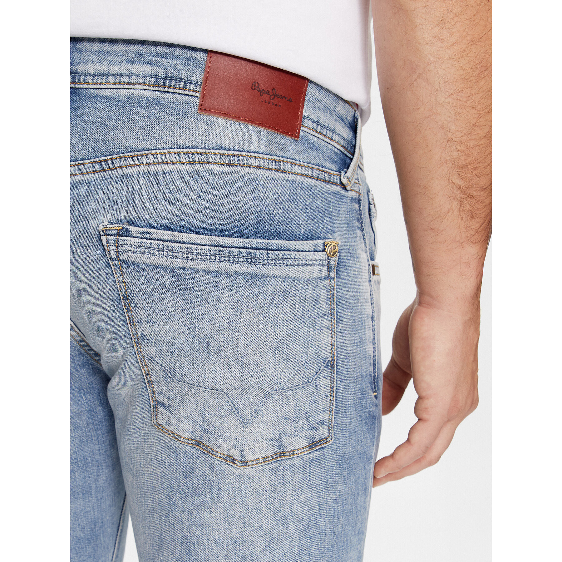 Pepe Jeans Дънки PM207390MN5 Син Slim Taper Fit - Pepit.bg