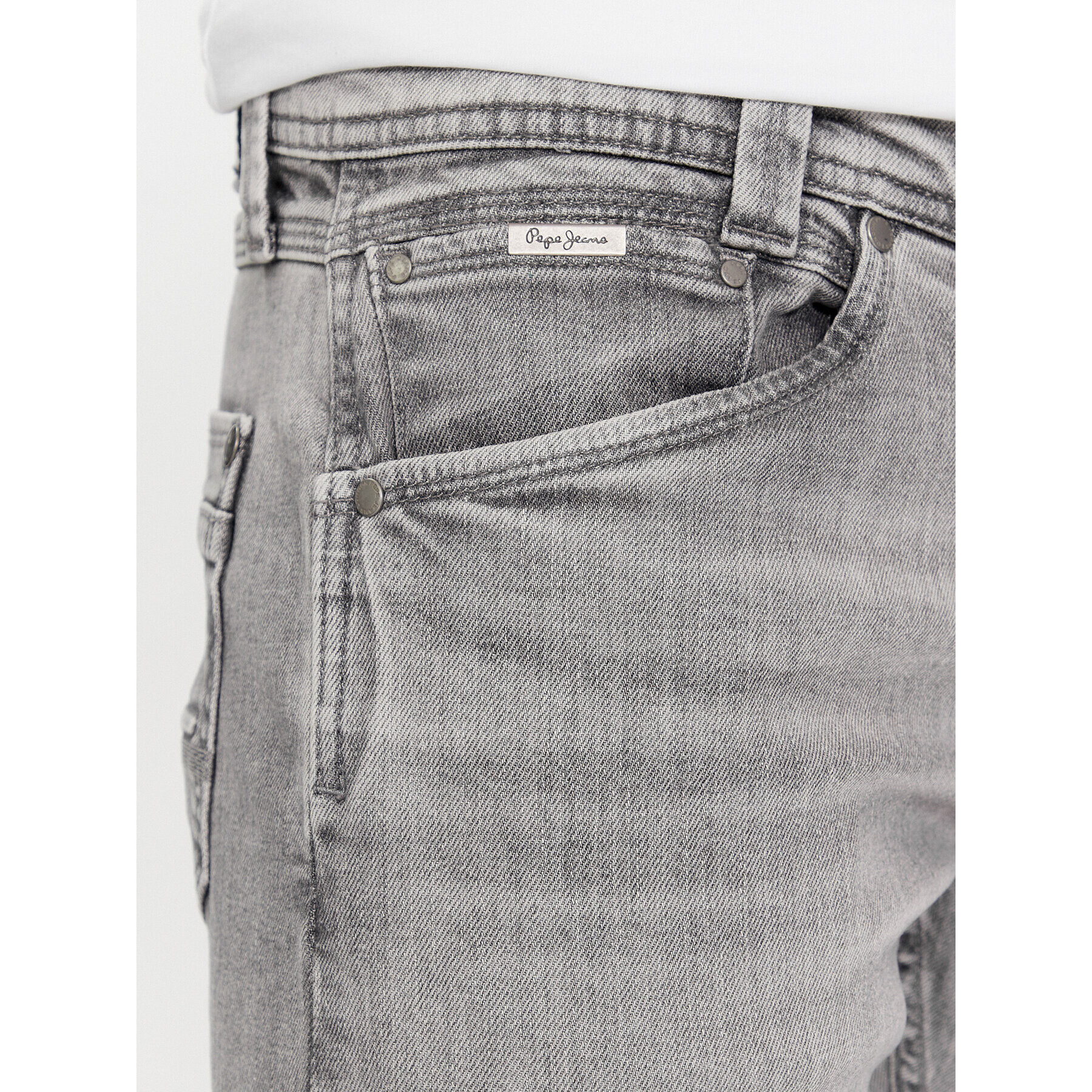 Pepe Jeans Дънки PM207391 Сив Tapered Fit - Pepit.bg