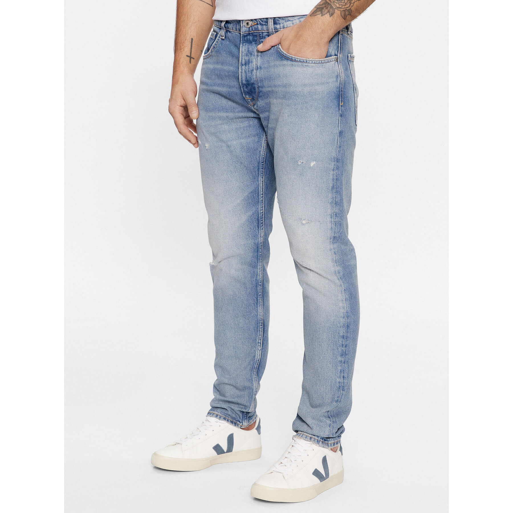 Pepe Jeans Дънки PM207392RH1 Син Slim Taper Fit - Pepit.bg