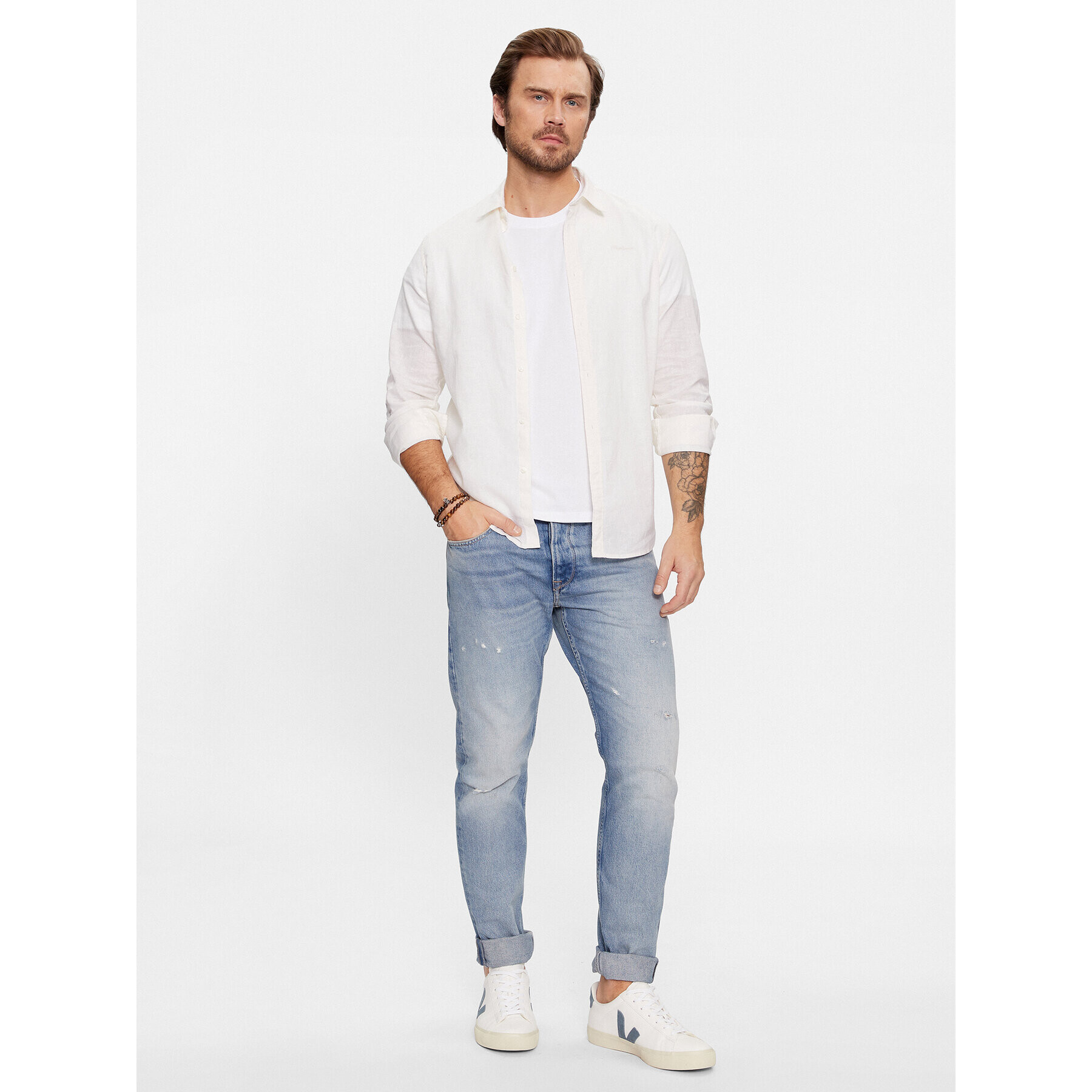 Pepe Jeans Дънки PM207392RH1 Син Slim Taper Fit - Pepit.bg