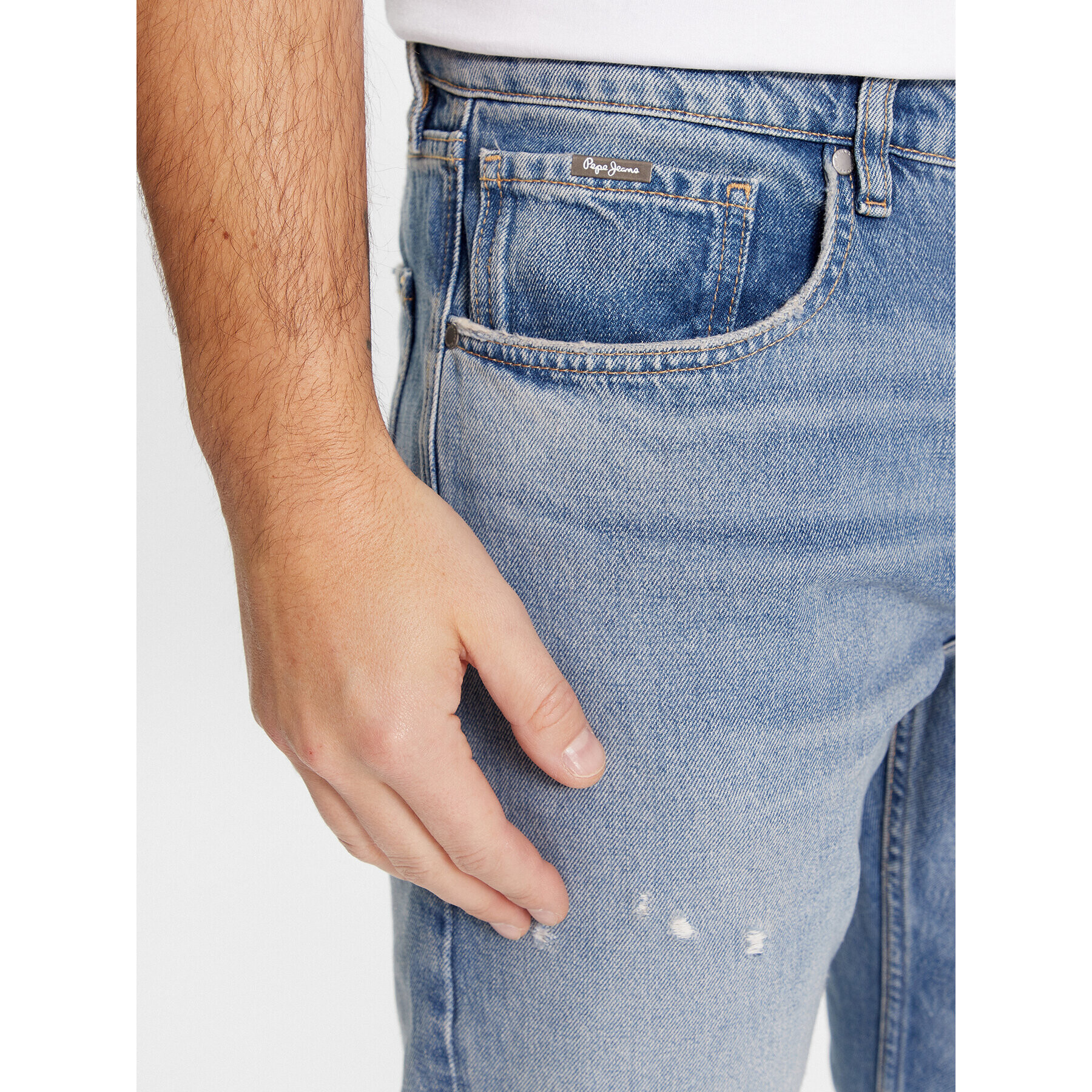 Pepe Jeans Дънки PM207392RH1 Син Slim Taper Fit - Pepit.bg