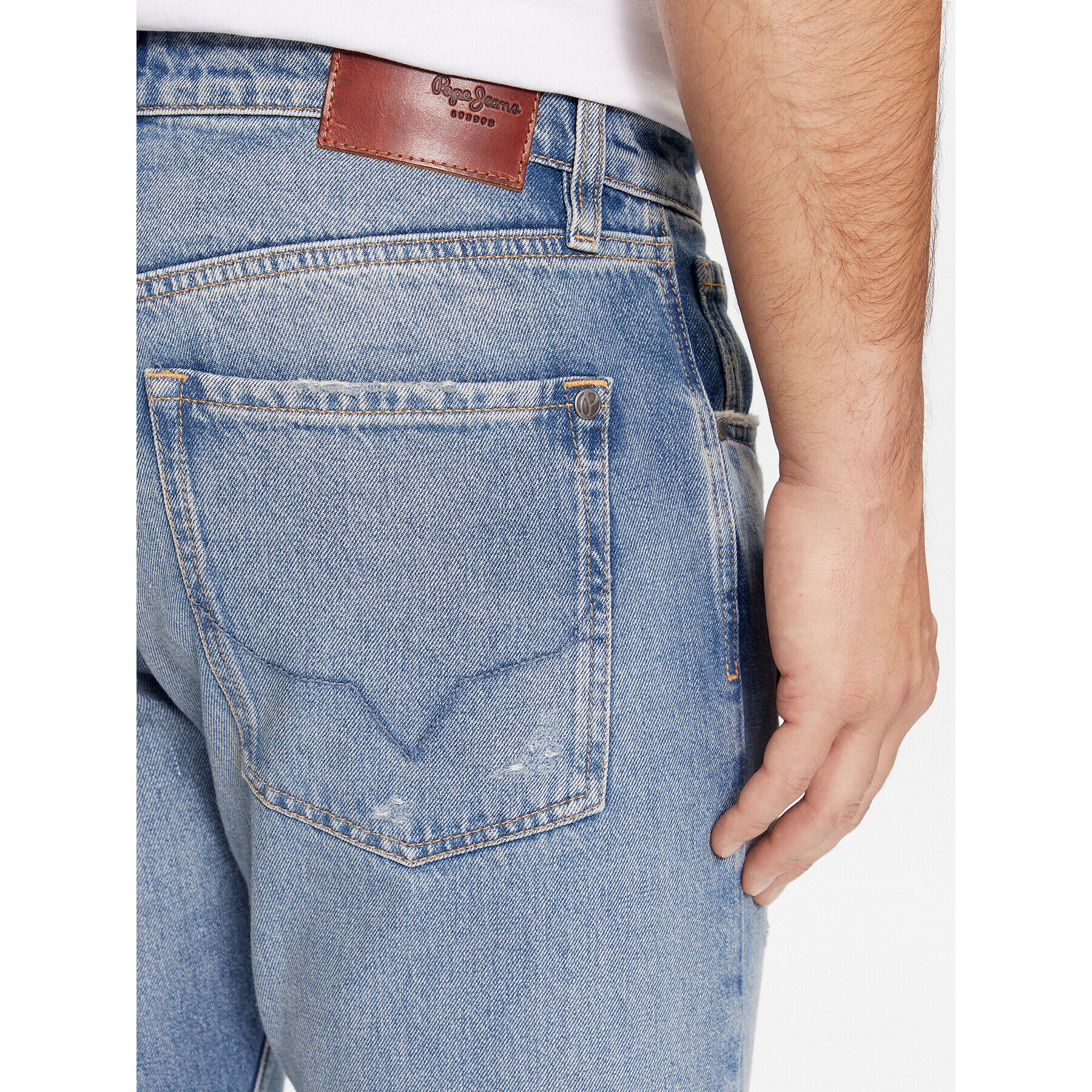 Pepe Jeans Дънки PM207392RH1 Син Slim Taper Fit - Pepit.bg