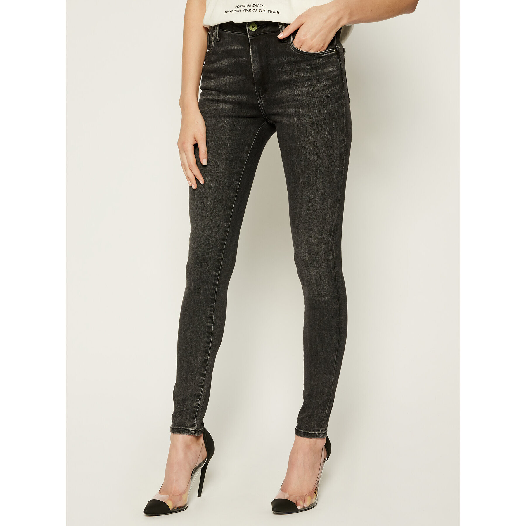 Pepe Jeans Дънки Regent PL200398 Черен Skinny Fit - Pepit.bg