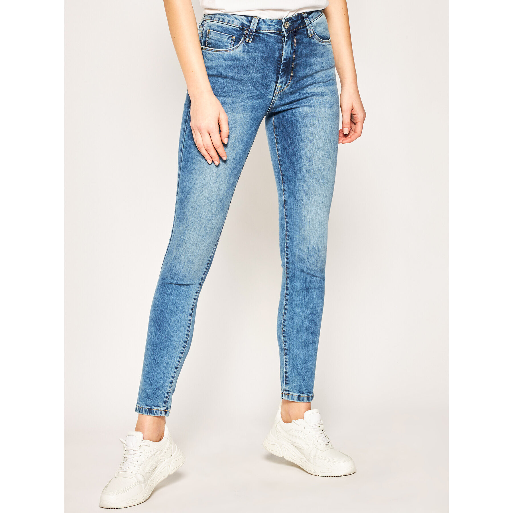 Pepe Jeans Дънки Regent PL200398 Син Skinny Fit - Pepit.bg