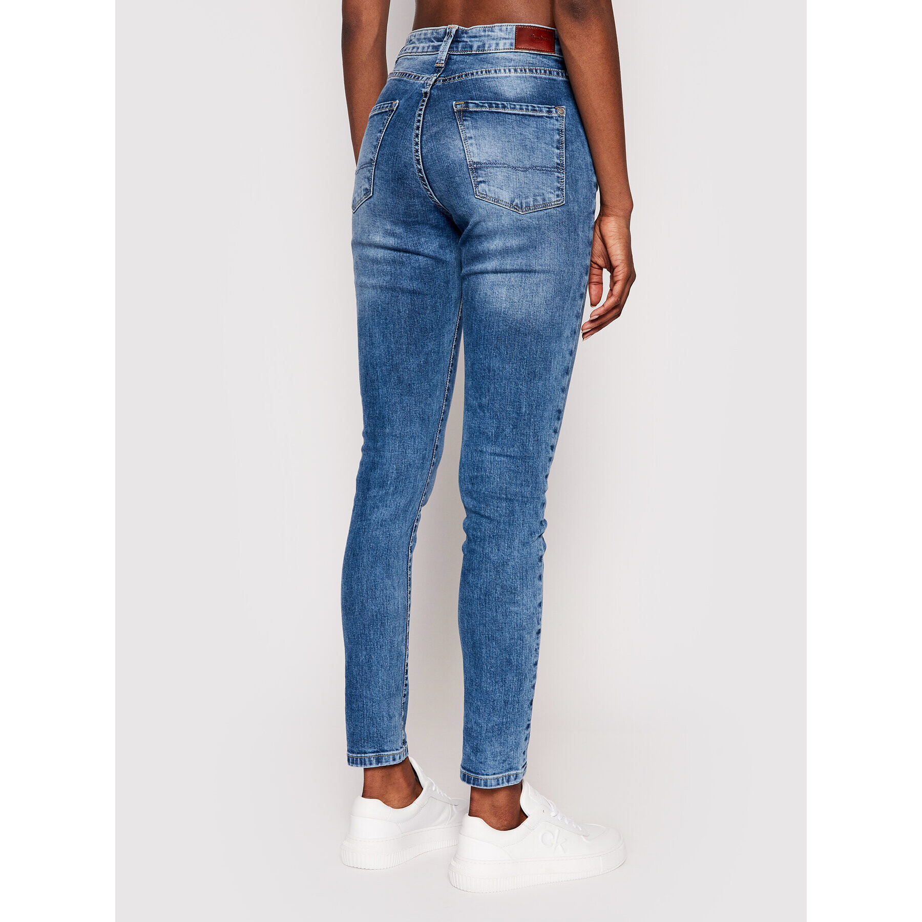 Pepe Jeans Дънки Regent PL200398 Тъмносин Skinny Fit - Pepit.bg