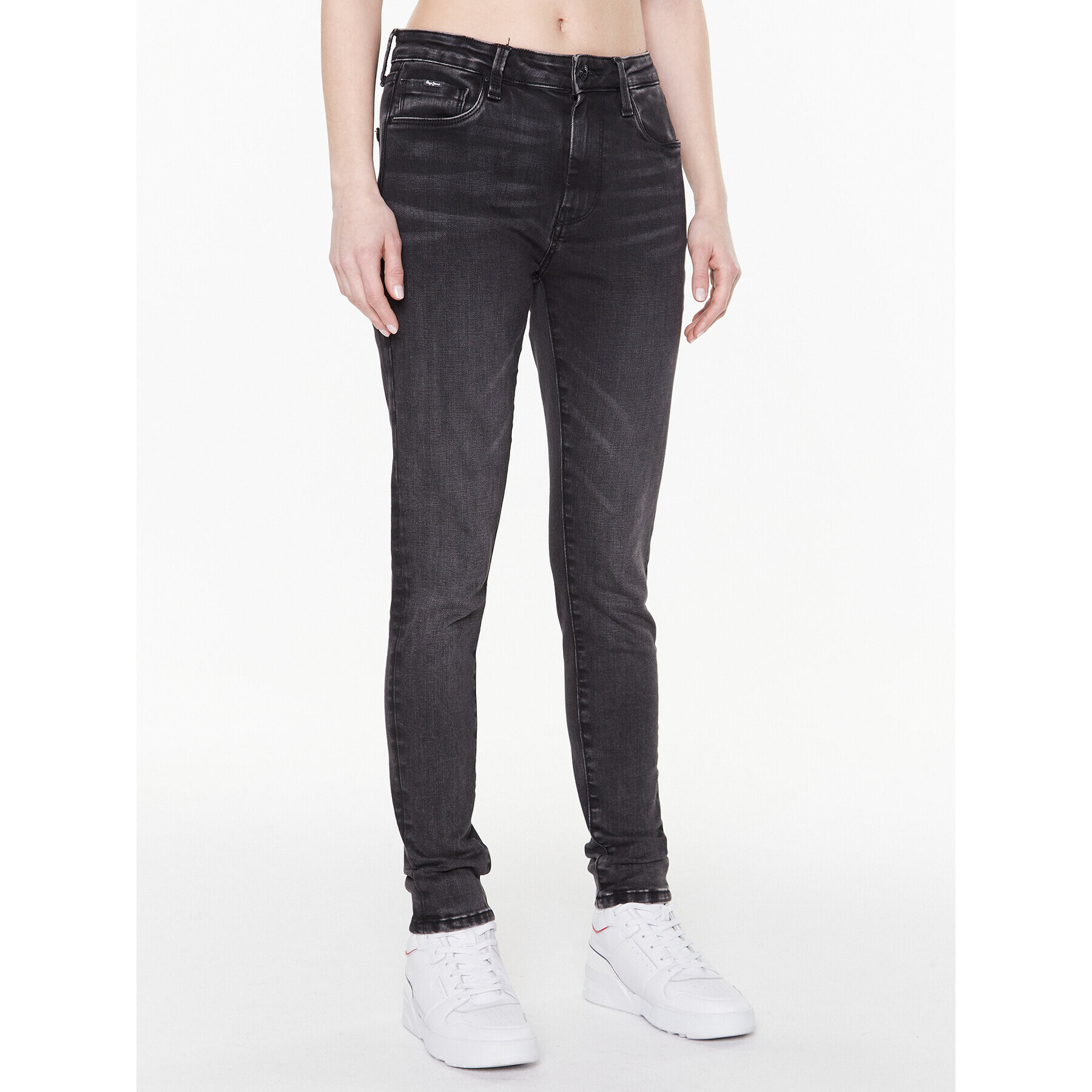 Pepe Jeans Дънки Regent PL204171 Черен Skinny Fit - Pepit.bg