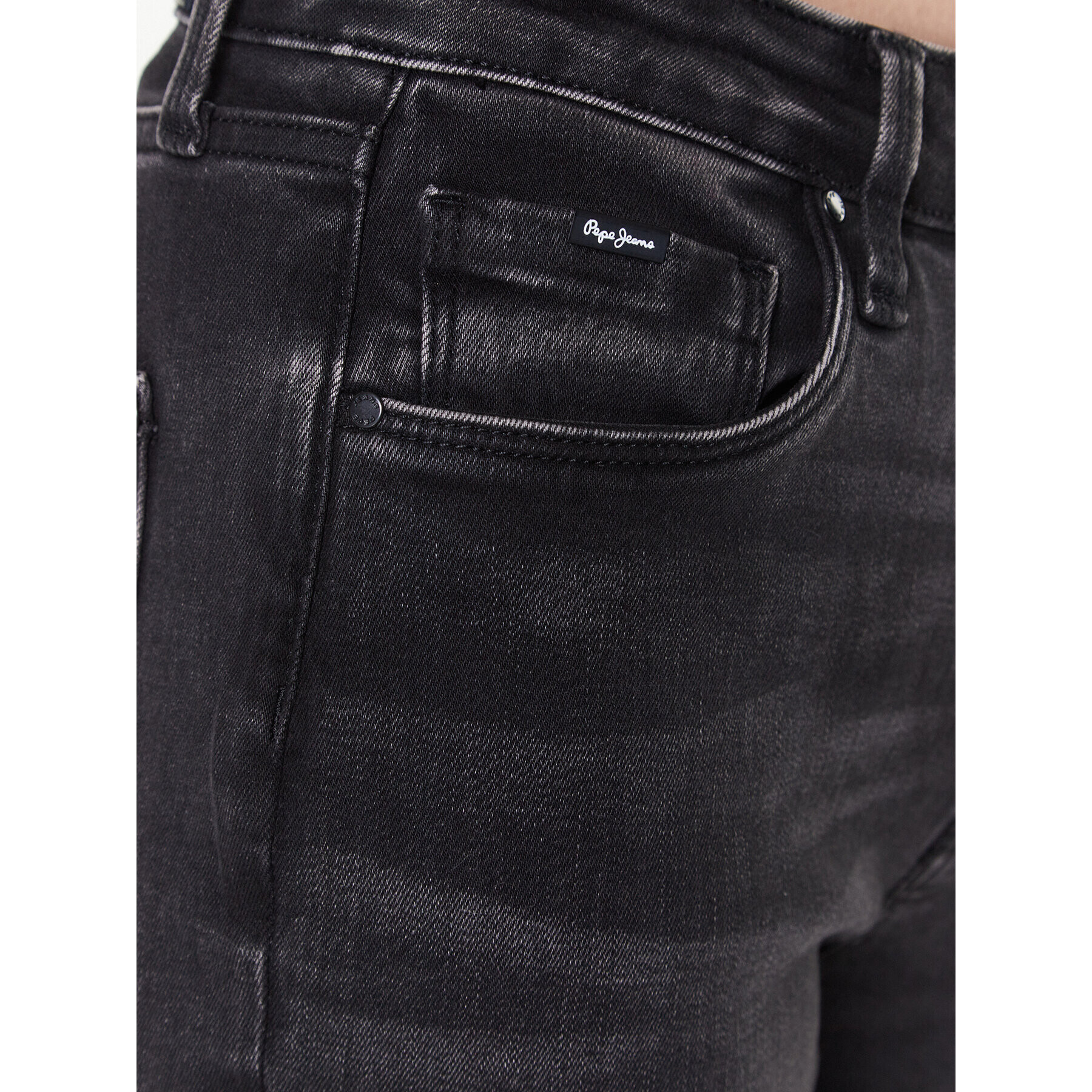 Pepe Jeans Дънки Regent PL204171 Черен Skinny Fit - Pepit.bg