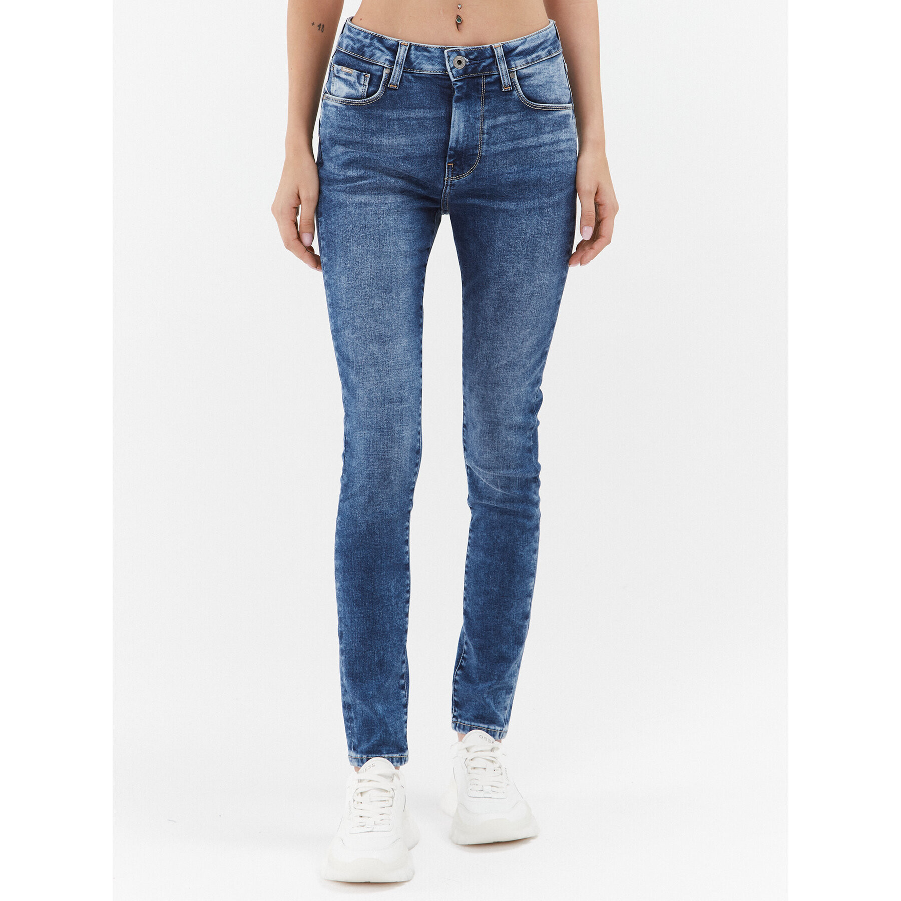 Pepe Jeans Дънки Regent PL204171 Син Skinny Fit - Pepit.bg