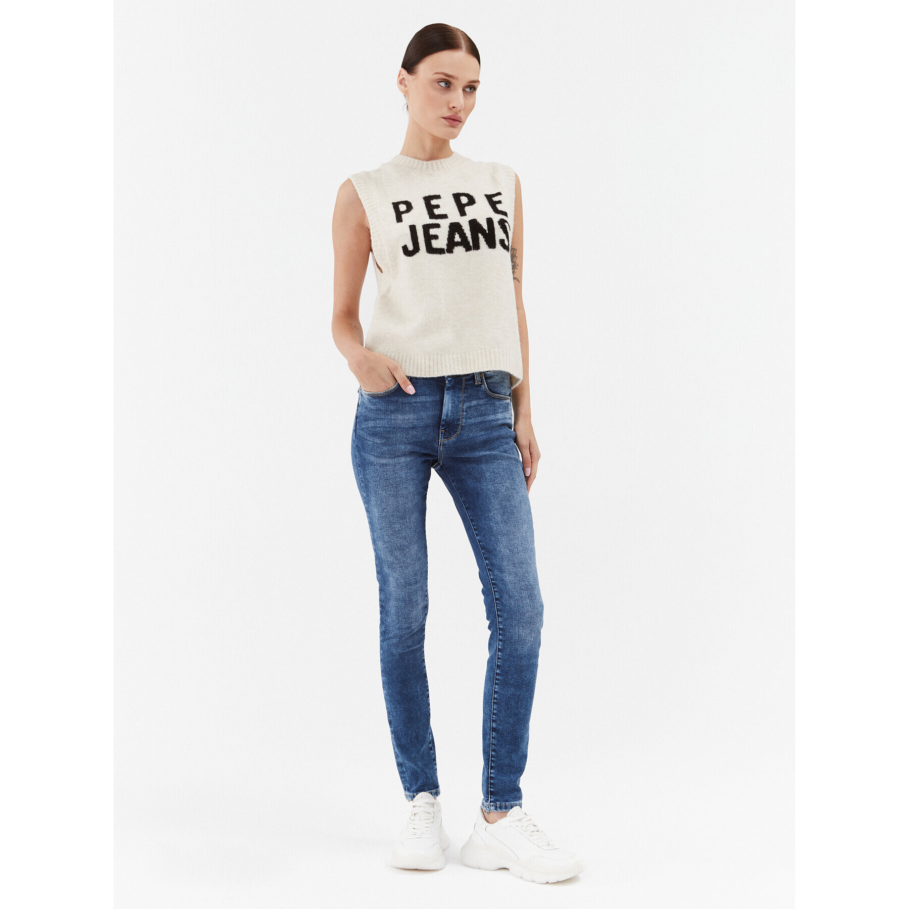 Pepe Jeans Дънки Regent PL204171 Син Skinny Fit - Pepit.bg