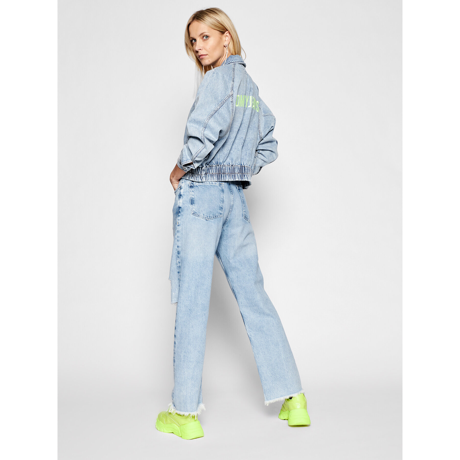 Pepe Jeans Дънки Robyn PL204119 Син Straight Fit - Pepit.bg