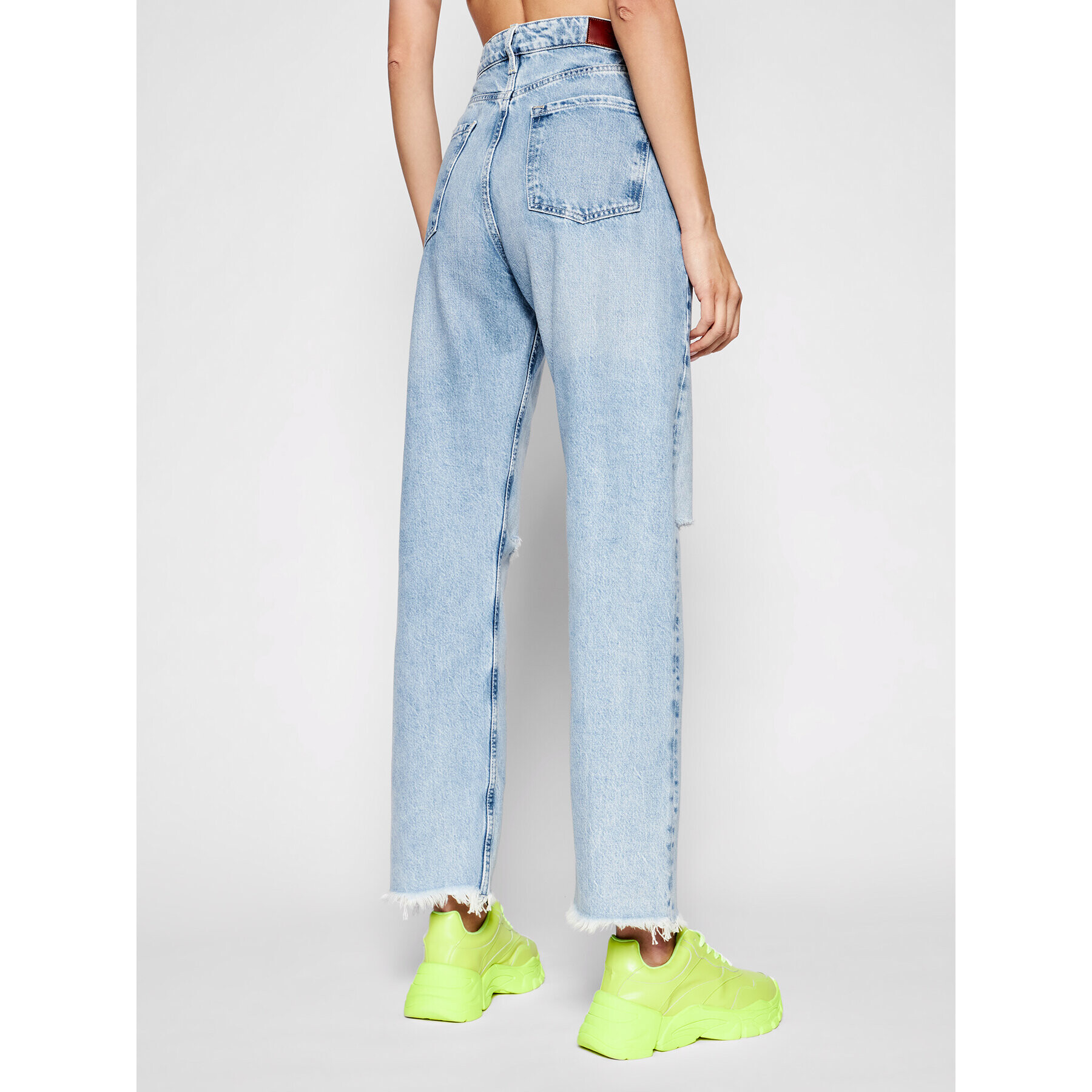 Pepe Jeans Дънки Robyn PL204119 Син Straight Fit - Pepit.bg