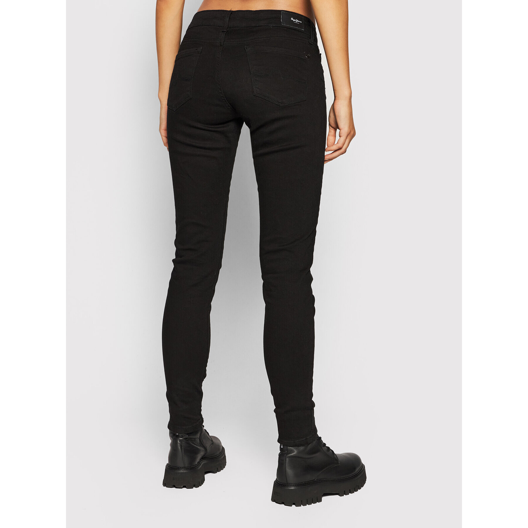 Pepe Jeans Дънки Soho PL201040 Черен Skinny Fit - Pepit.bg