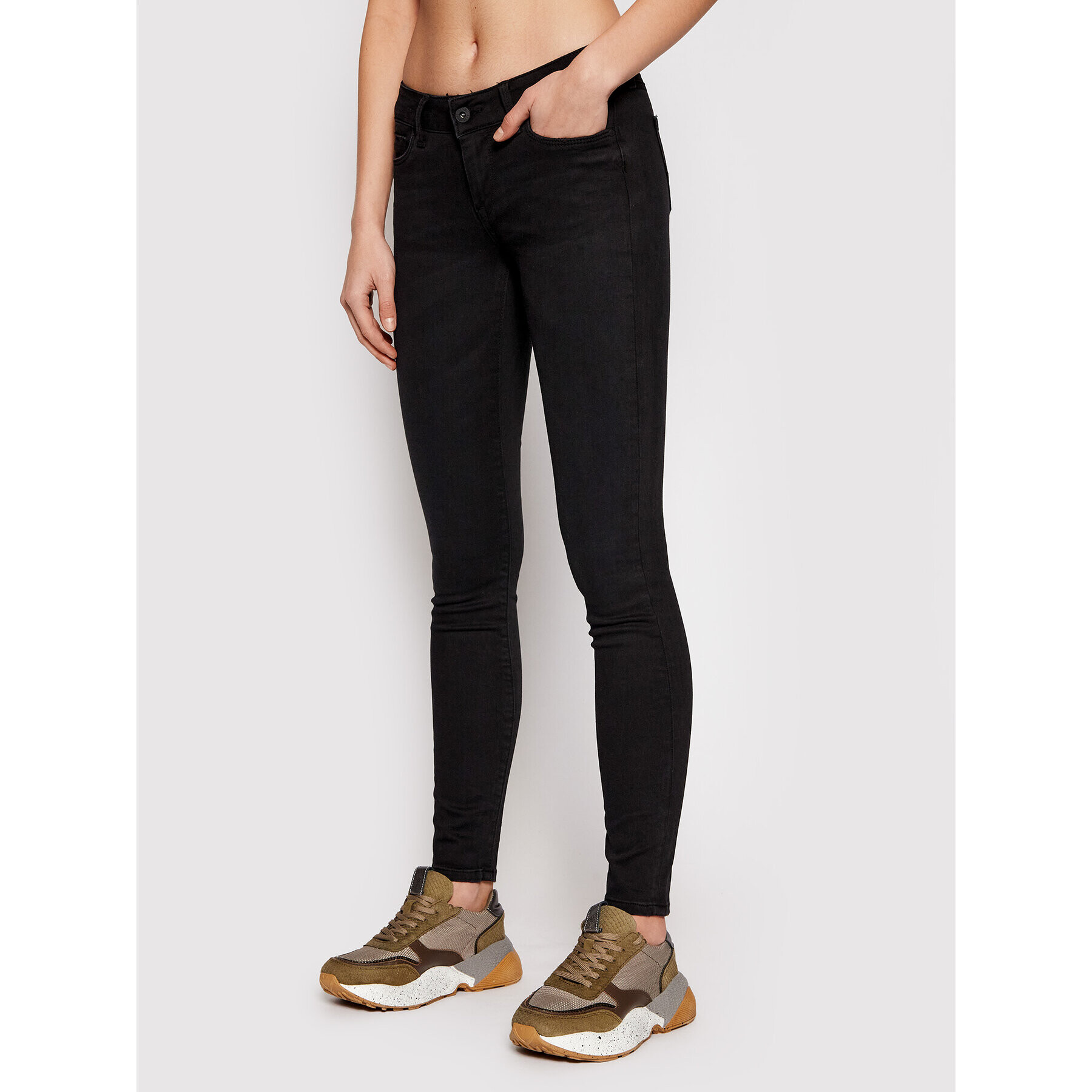 Pepe Jeans Дънки Soho PL201040 Черен Skinny Fit - Pepit.bg