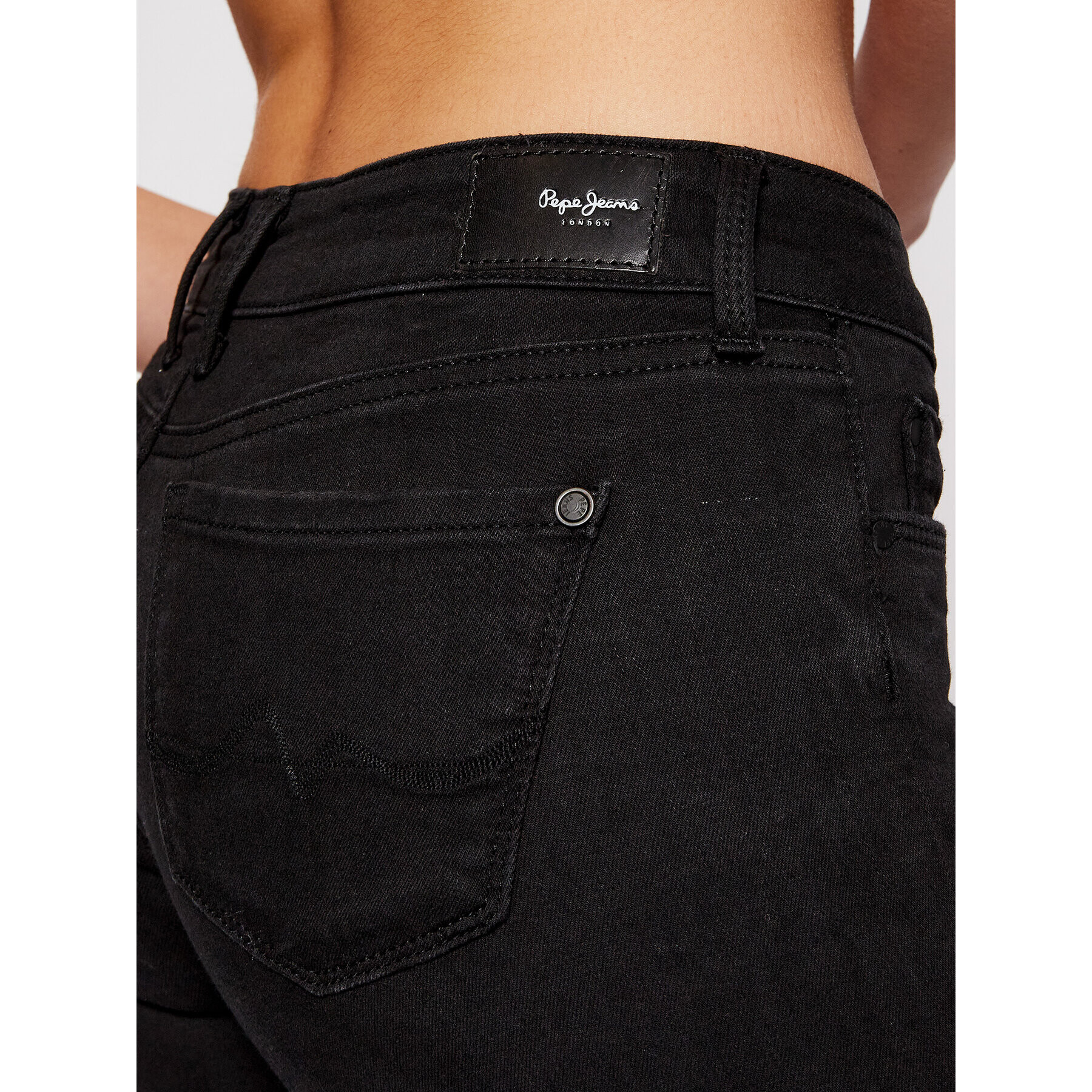 Pepe Jeans Дънки Soho PL201040 Черен Skinny Fit - Pepit.bg