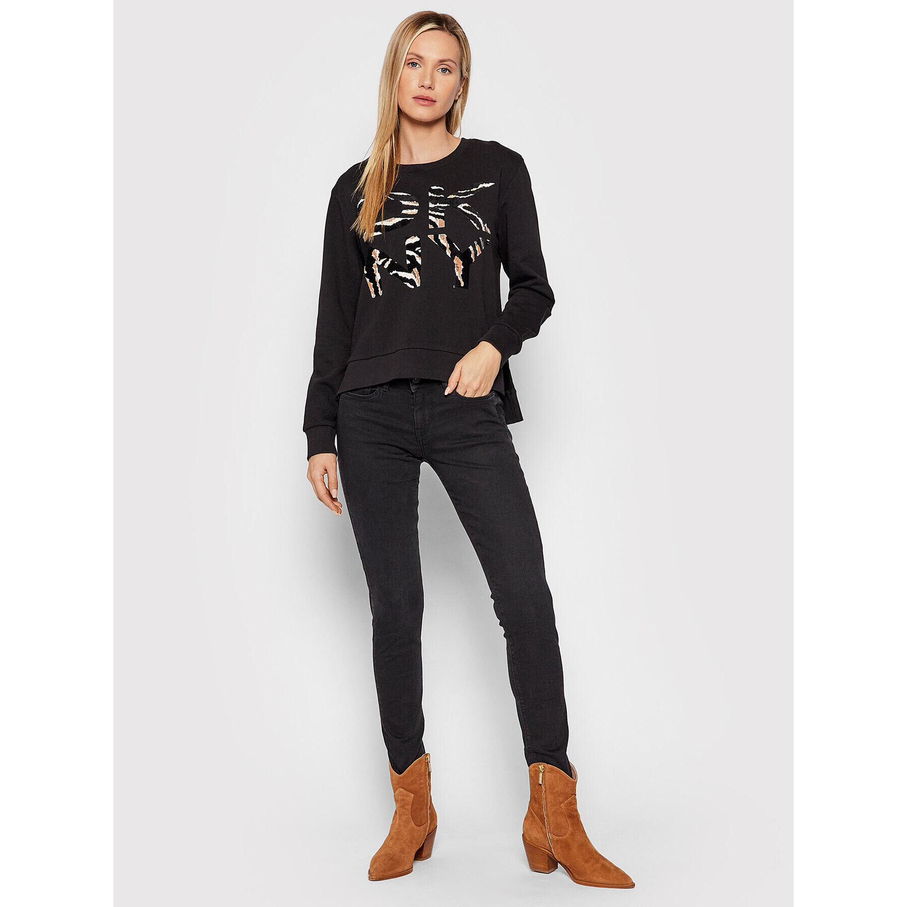 Pepe Jeans Дънки Soho PL204174 Черен Skinny Fit - Pepit.bg