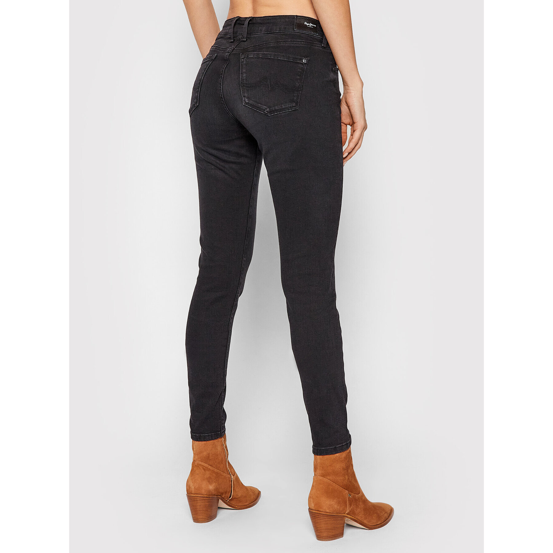 Pepe Jeans Дънки Soho PL204174 Черен Skinny Fit - Pepit.bg