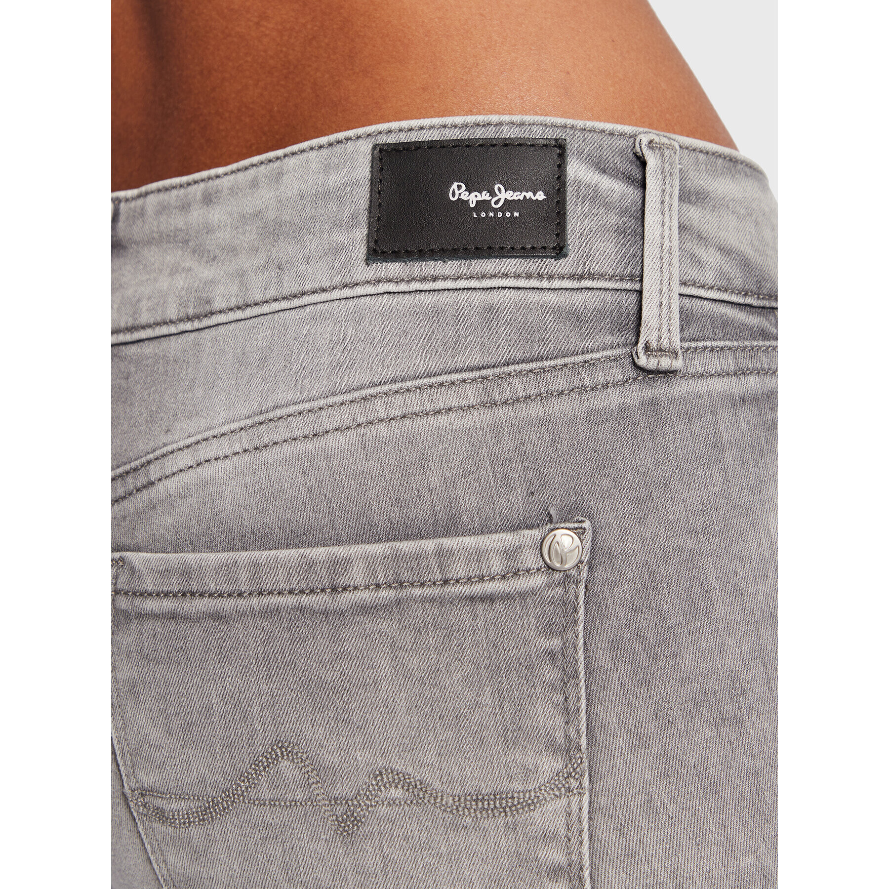 Pepe Jeans Дънки Soho PL204174 Сив Skinny Fit - Pepit.bg