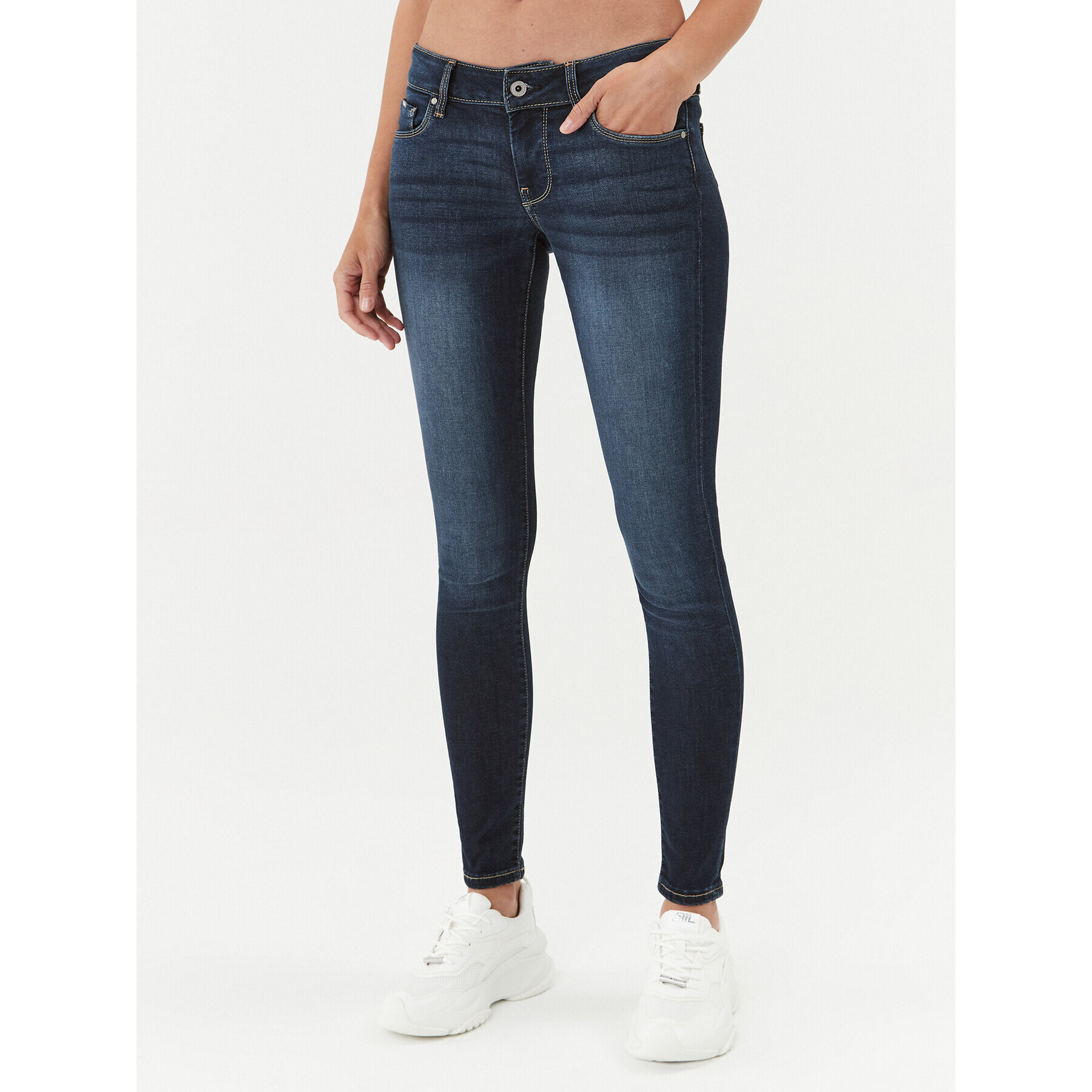 Pepe Jeans Дънки Soho PL204174 Тъмносин Skinny Fit - Pepit.bg