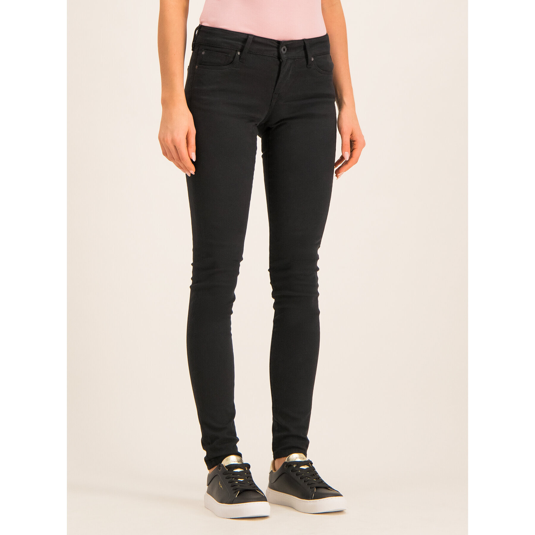 Pepe Jeans Дънки Soho PL210804 Черен Skinny Fit - Pepit.bg