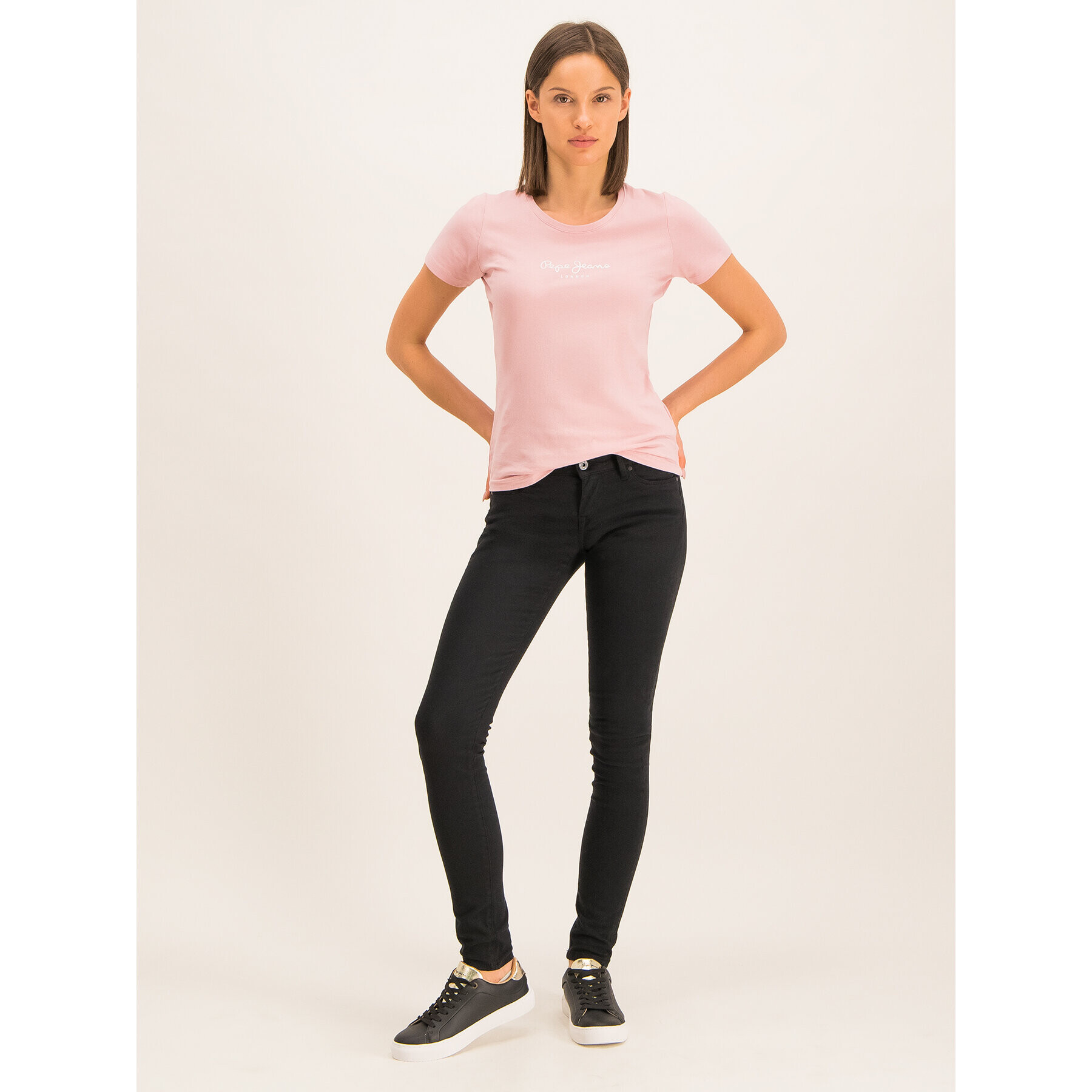 Pepe Jeans Дънки Soho PL210804 Черен Skinny Fit - Pepit.bg