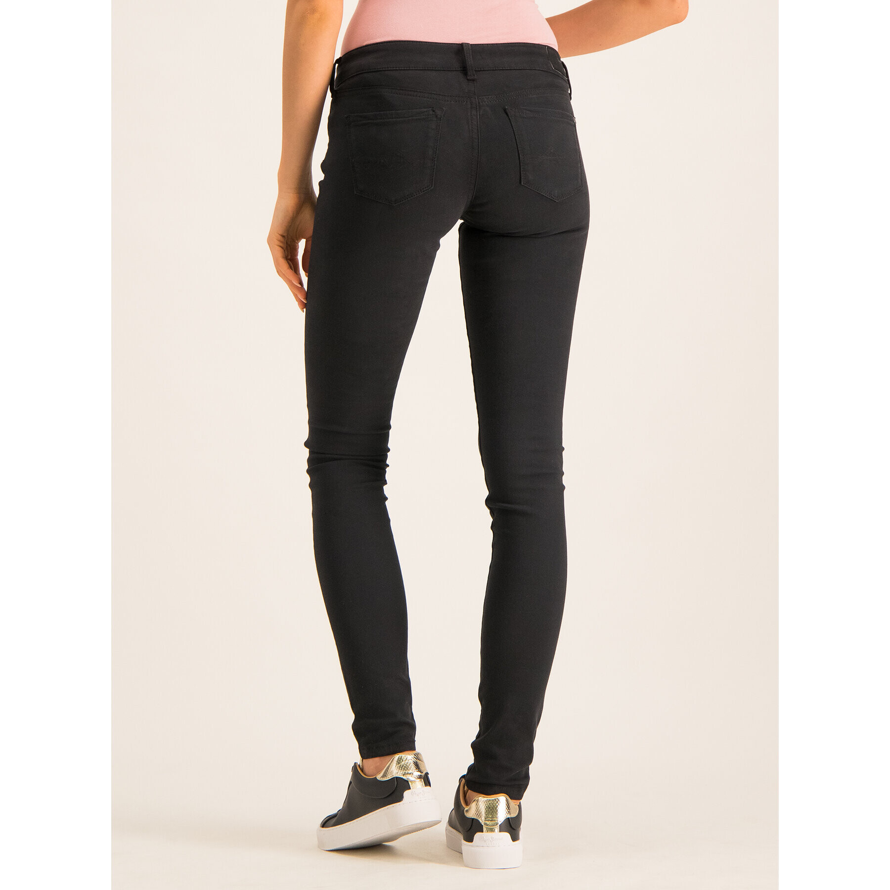 Pepe Jeans Дънки Soho PL210804 Черен Skinny Fit - Pepit.bg