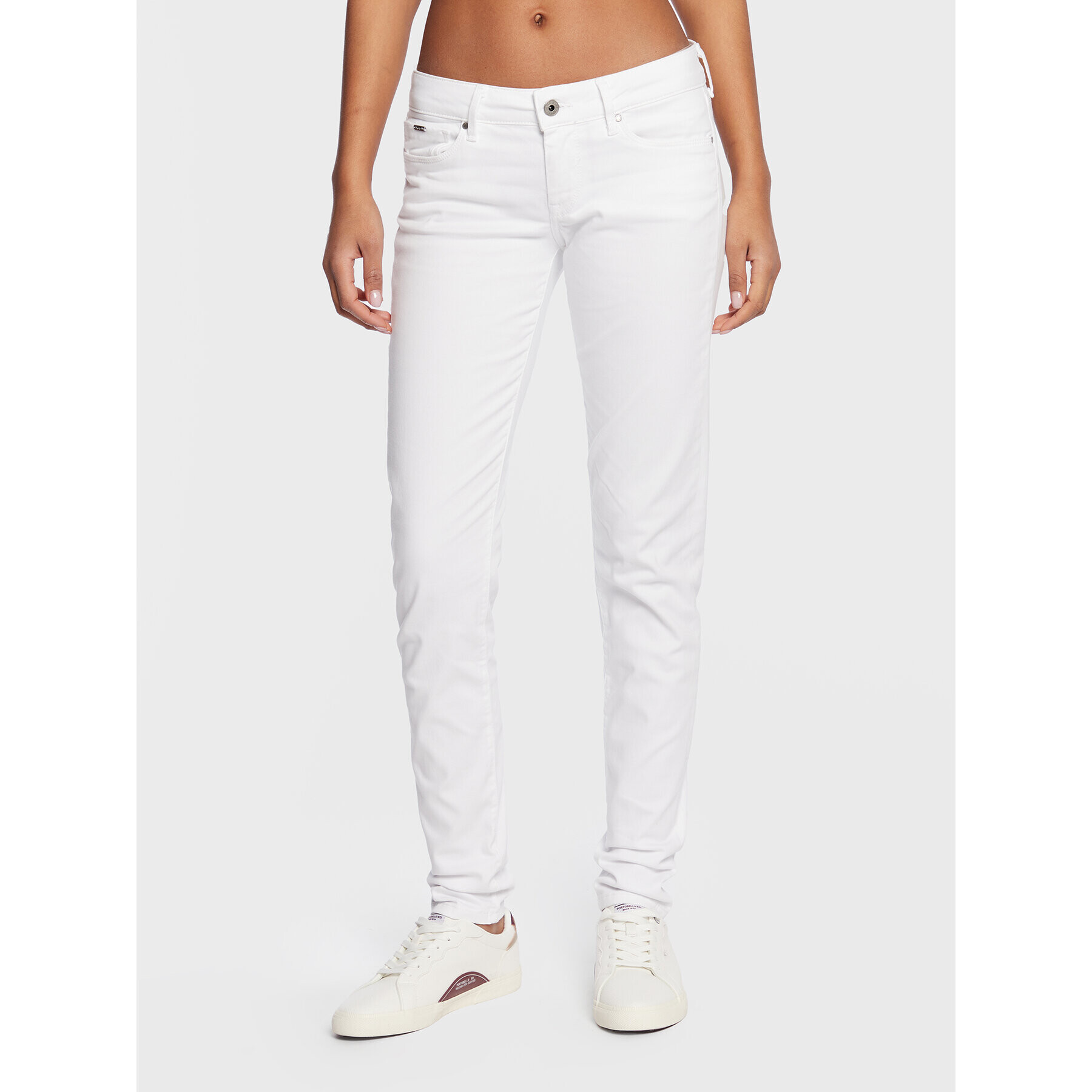 Pepe Jeans Дънки Soho PL211539 Бял Skinny Fit - Pepit.bg