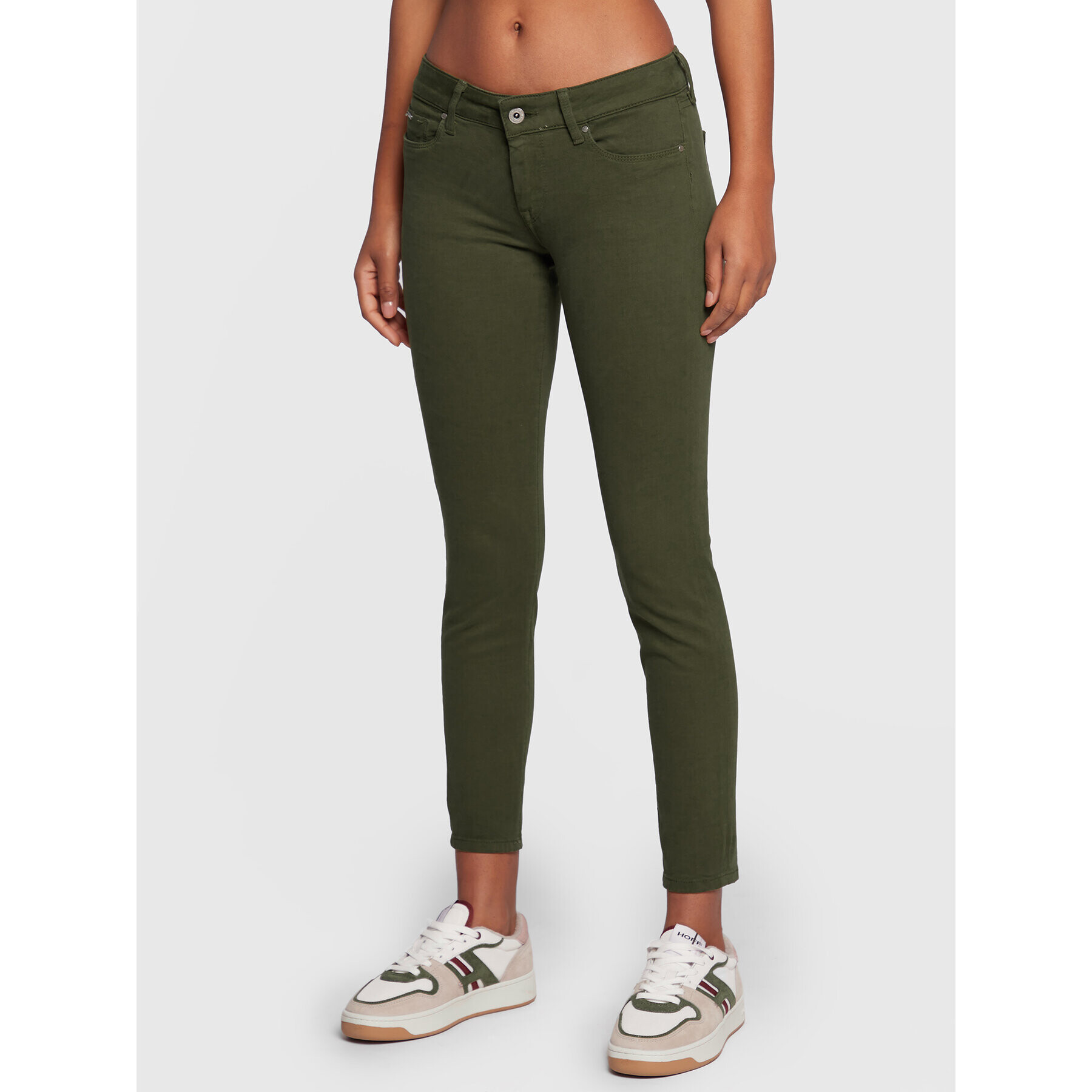 Pepe Jeans Дънки Soho PL211539 Зелен Skinny Fit - Pepit.bg