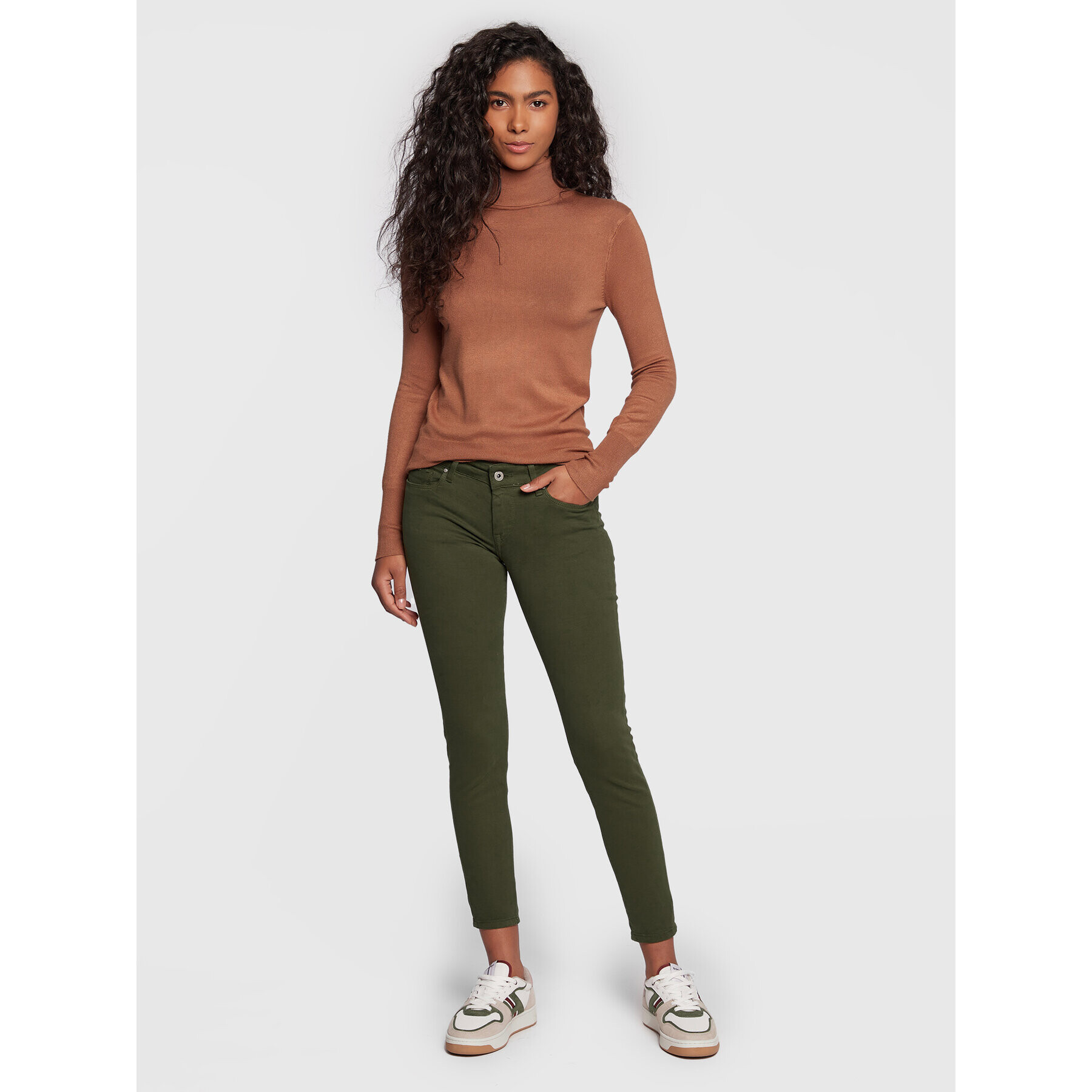 Pepe Jeans Дънки Soho PL211539 Зелен Skinny Fit - Pepit.bg