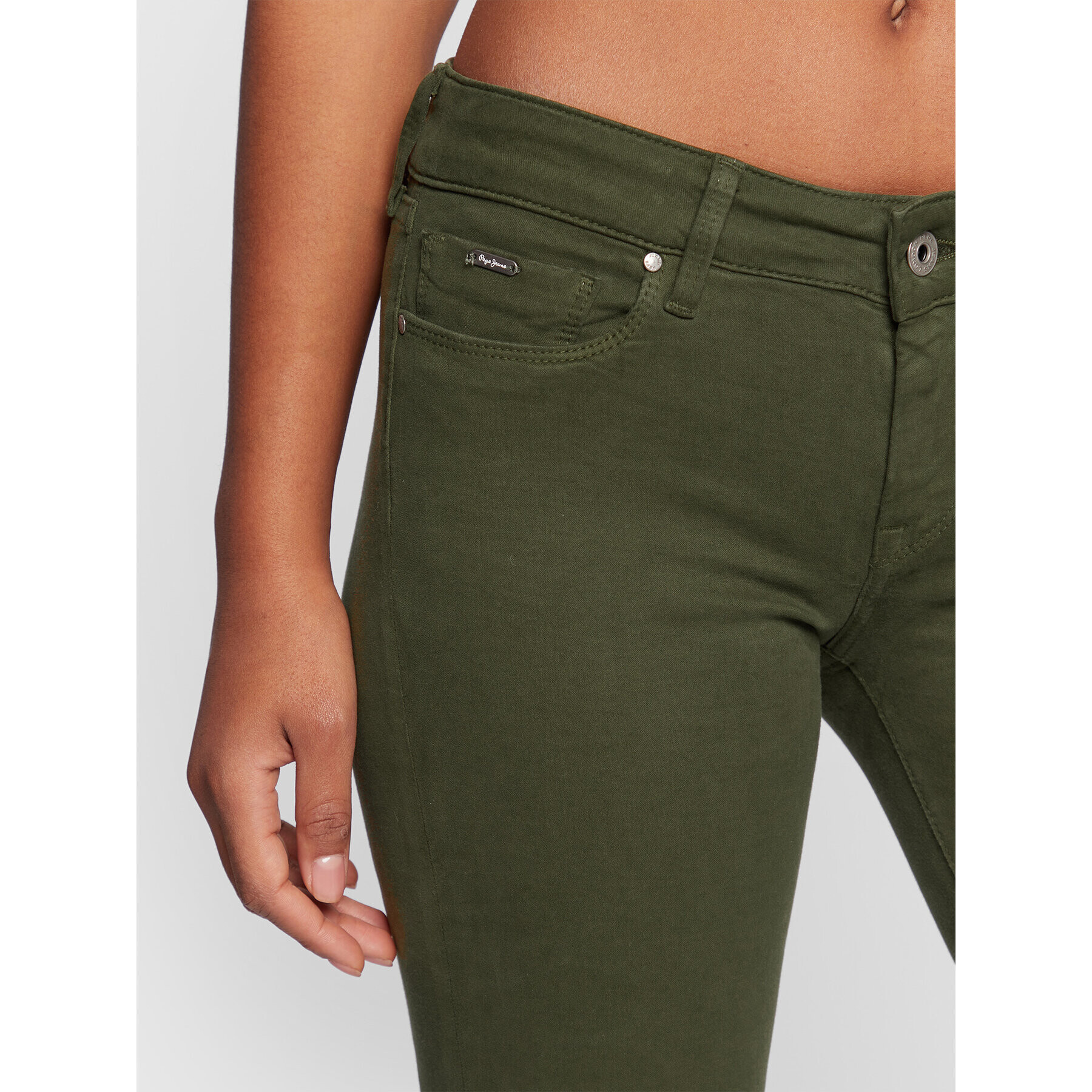 Pepe Jeans Дънки Soho PL211539 Зелен Skinny Fit - Pepit.bg