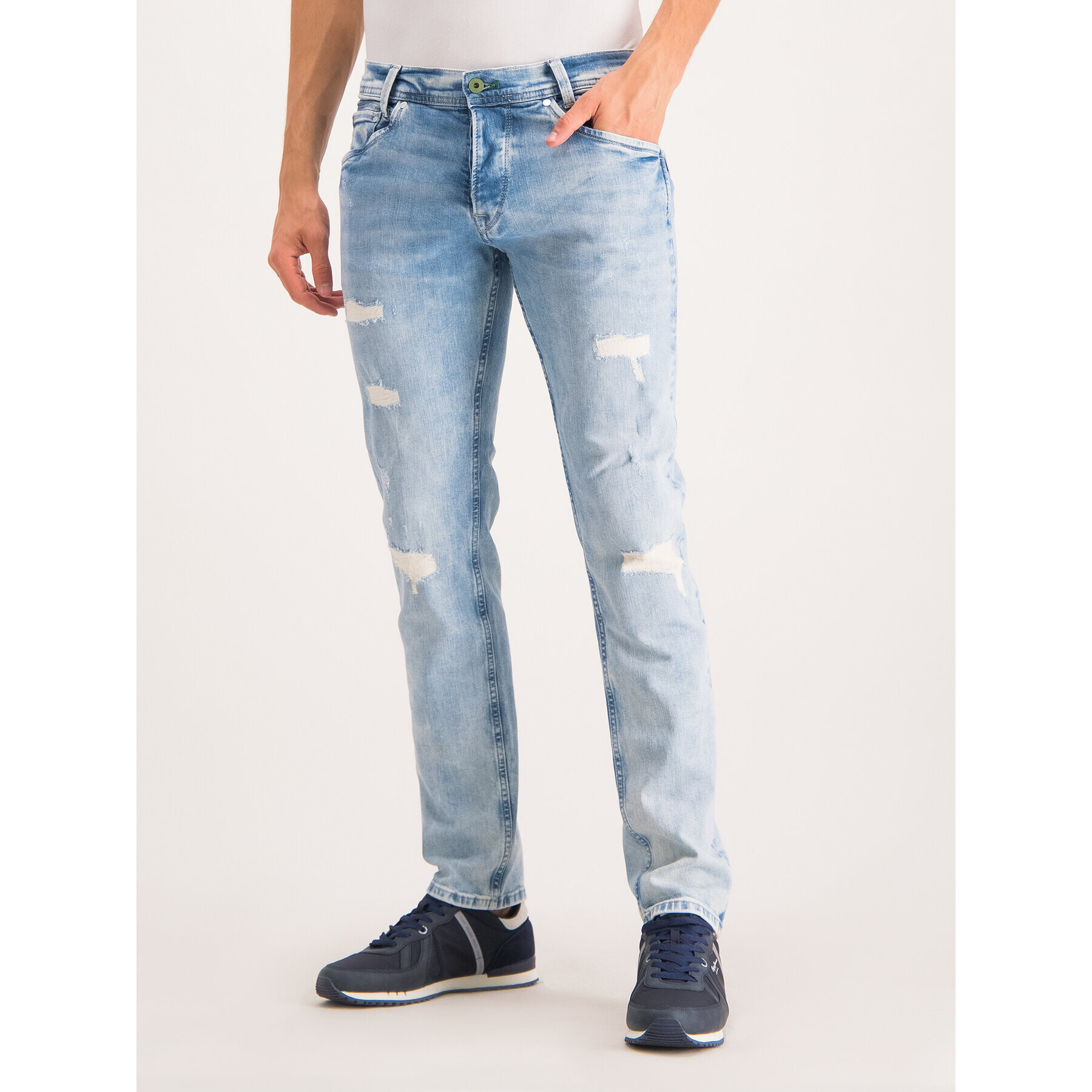 Pepe Jeans Дънки Spike PM200029 Син Slim Fit - Pepit.bg