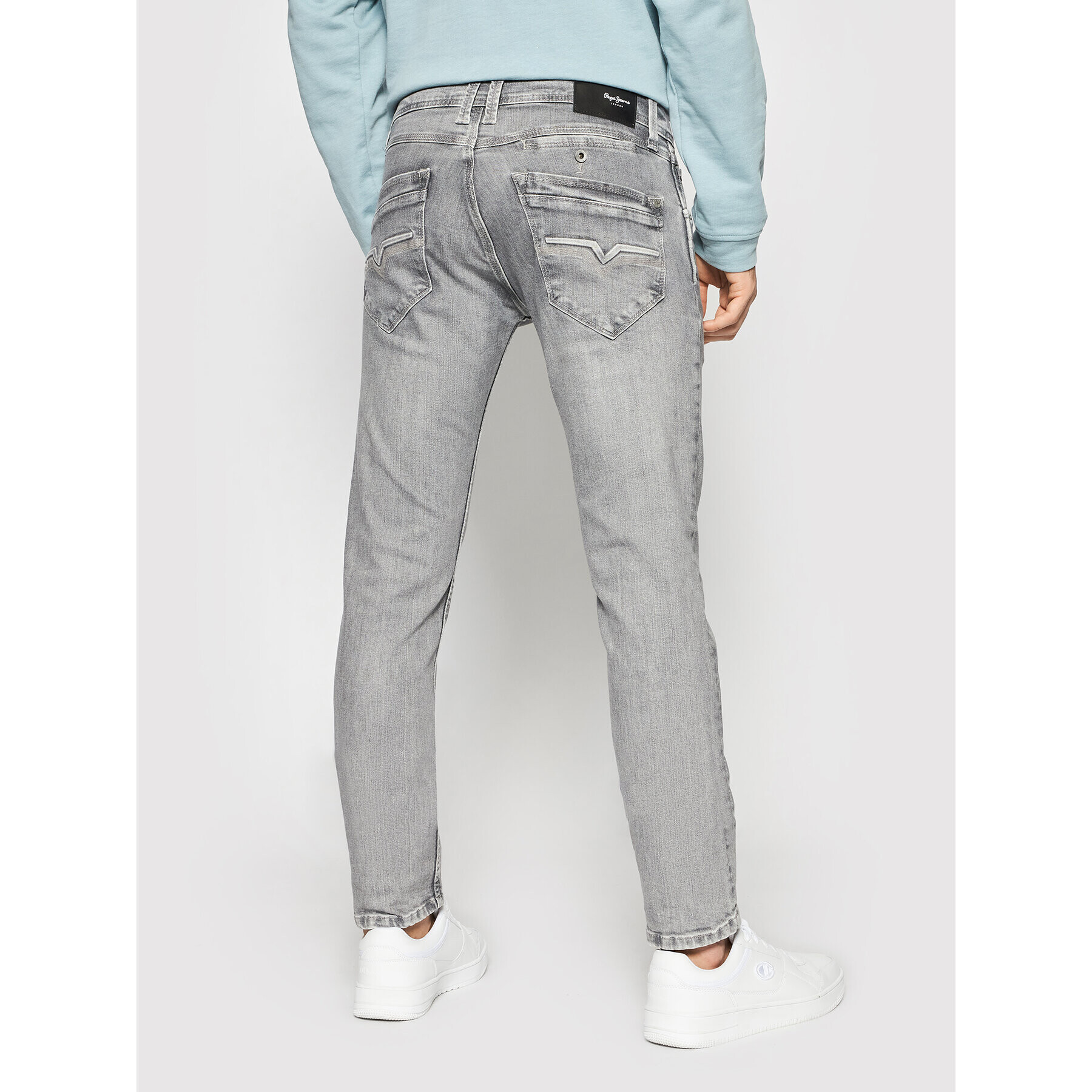 Pepe Jeans Дънки Spike PM200029 Сив Regular Fit - Pepit.bg