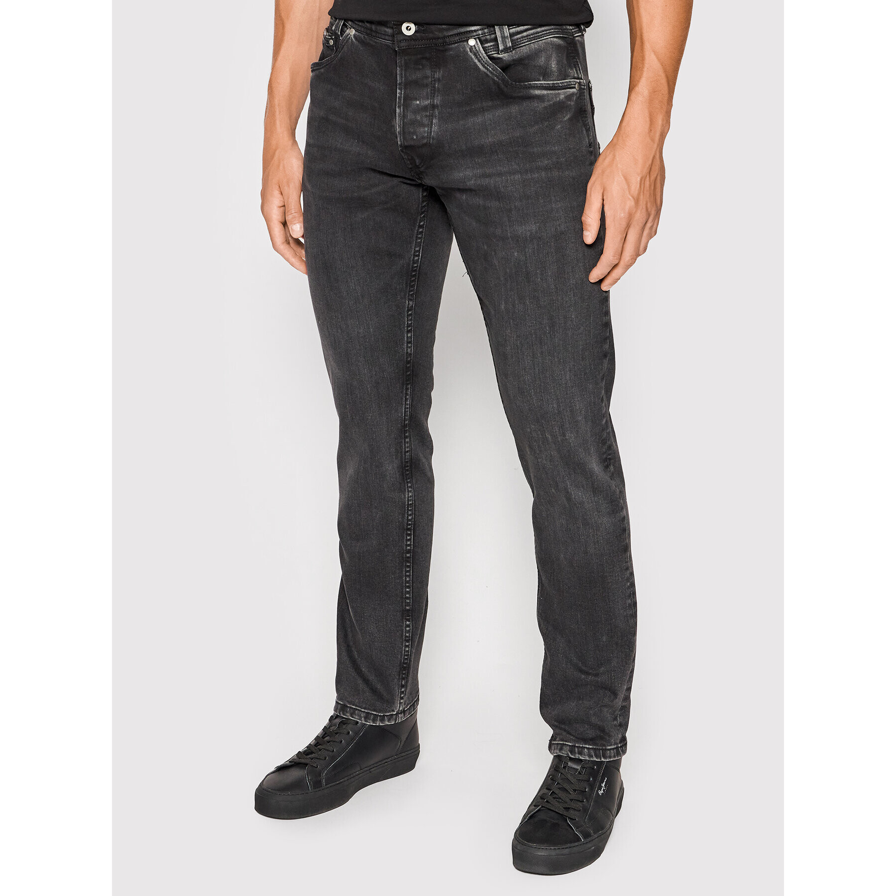 Pepe Jeans Дънки Spike PM206325 Черен Regular Fit - Pepit.bg