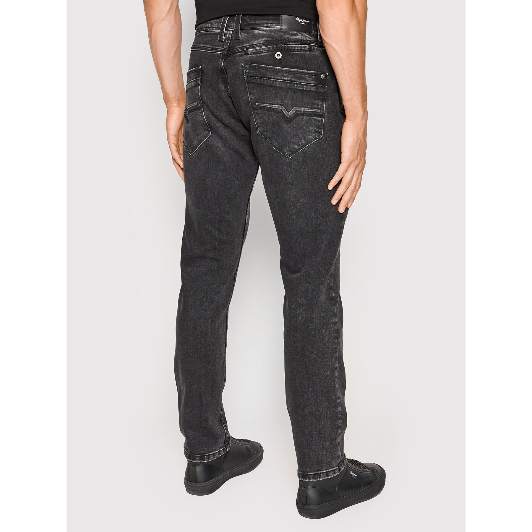Pepe Jeans Дънки Spike PM206325 Черен Regular Fit - Pepit.bg