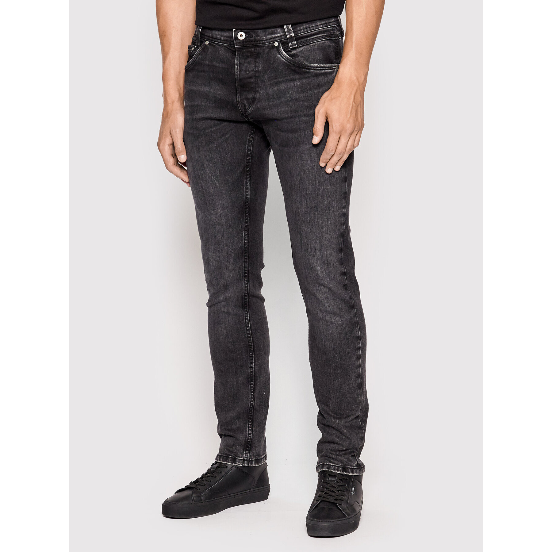 Pepe Jeans Дънки Spike PM206325 Черен Regular Fit - Pepit.bg