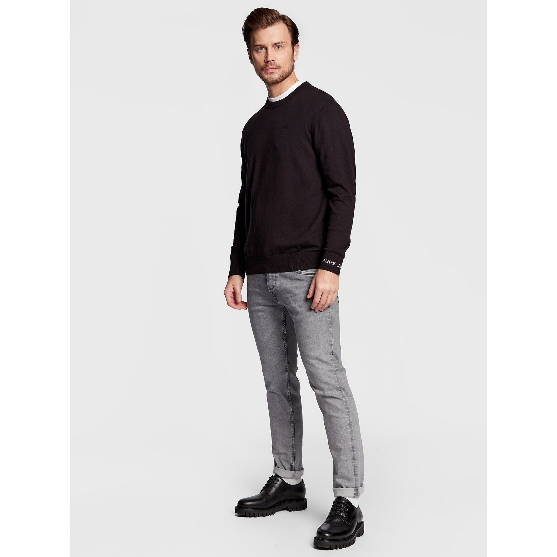 Pepe Jeans Дънки Spike PM206325 Сив Regular Fit - Pepit.bg