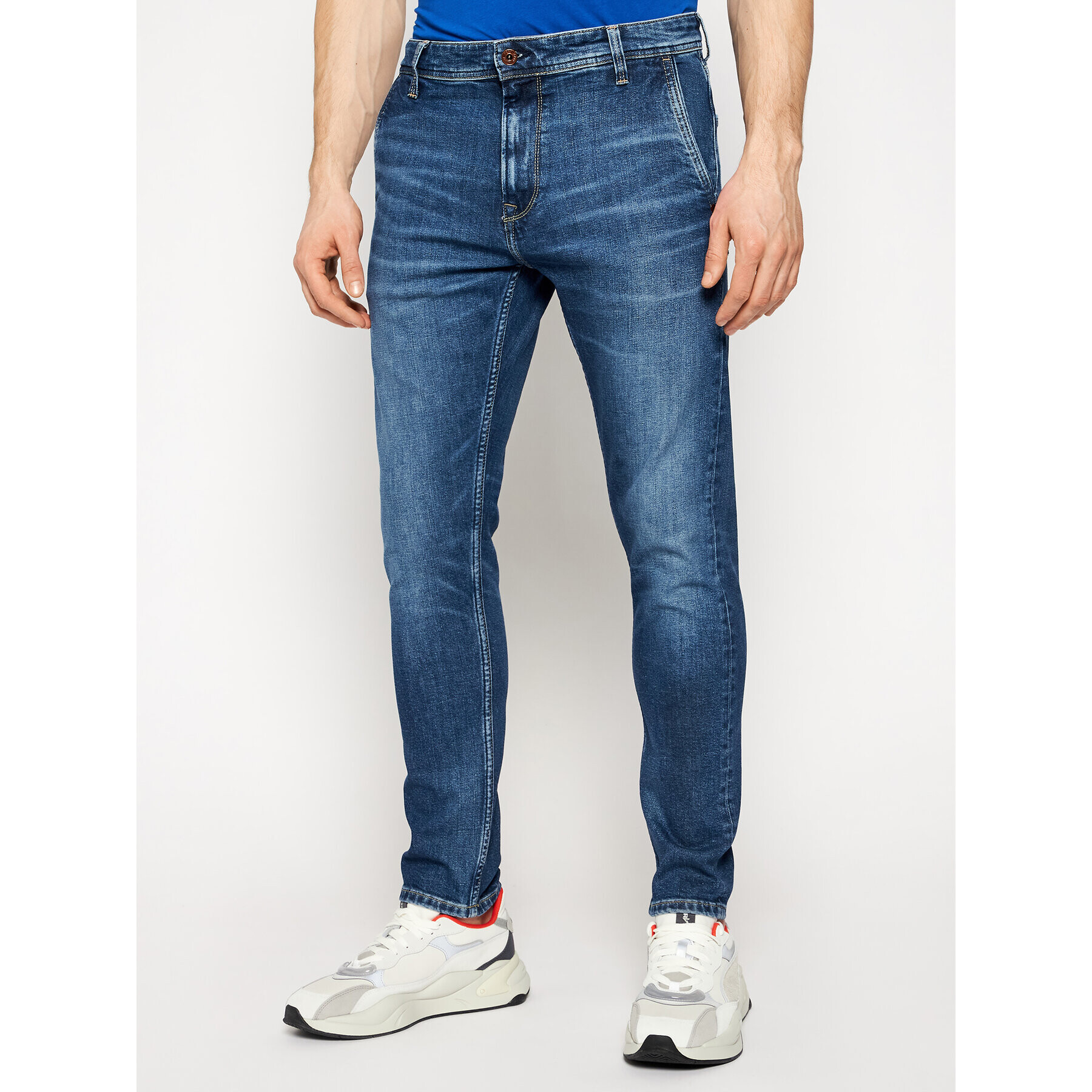 Pepe Jeans Дънки Stan PM205899 Тъмносин Tappered Fit - Pepit.bg