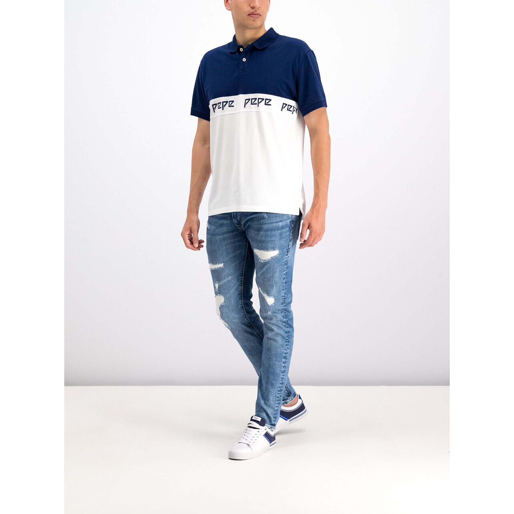 Pepe Jeans Дънки Stanley PM201705 Син Slim Fit - Pepit.bg