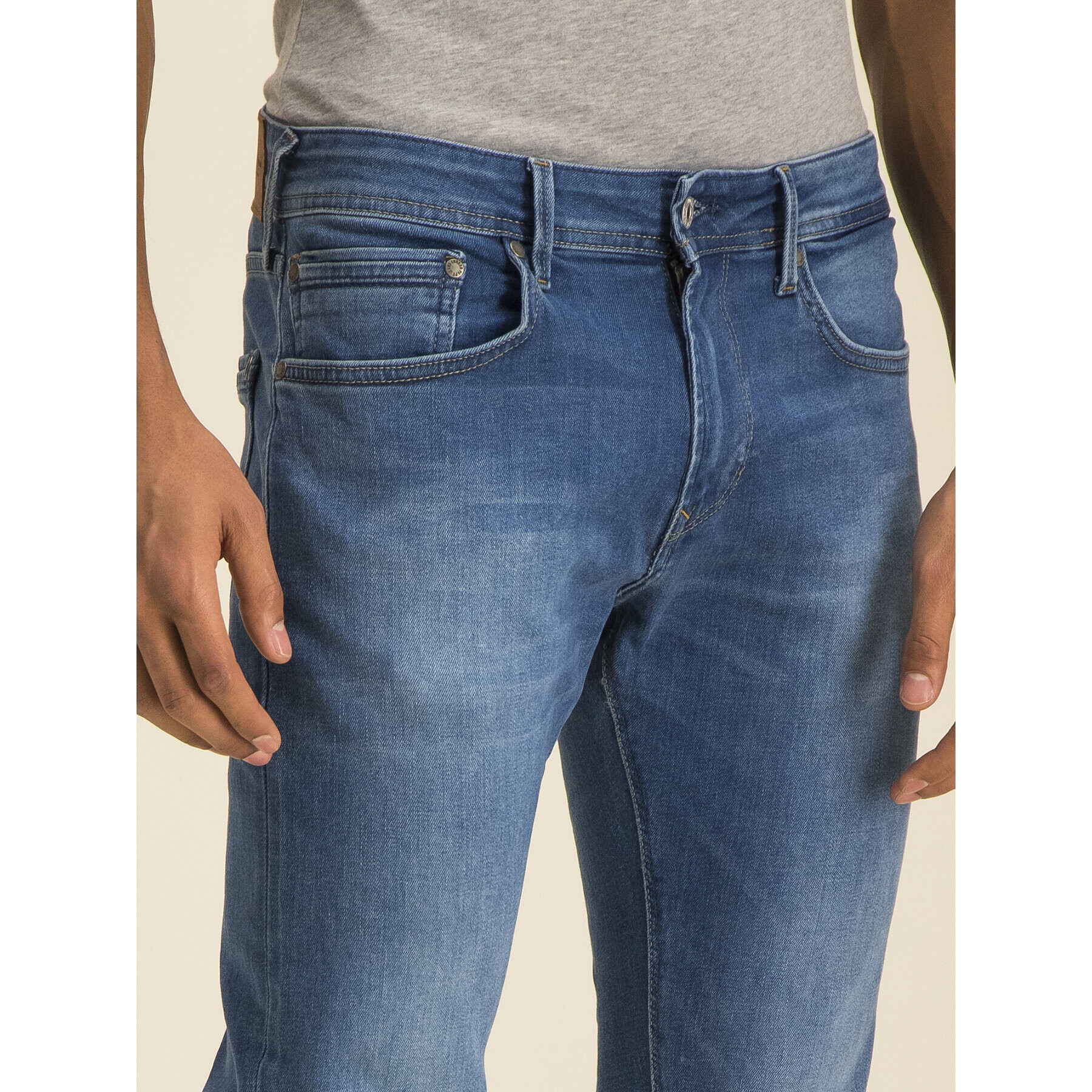 Pepe Jeans Дънки Stanley PM201705 Син Slim Fit - Pepit.bg
