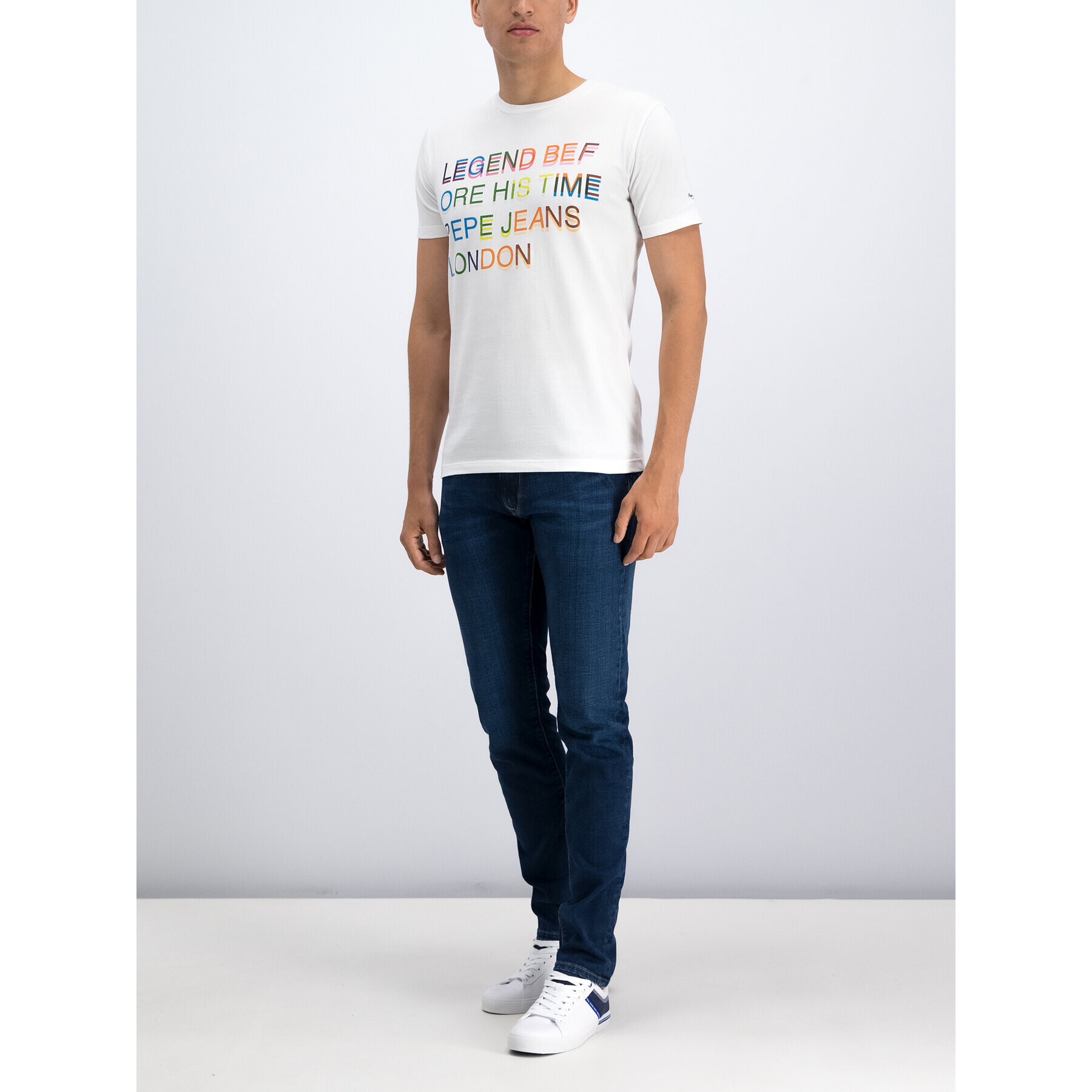 Pepe Jeans Дънки Stanley PM201705 Тъмносин Slim Fit - Pepit.bg