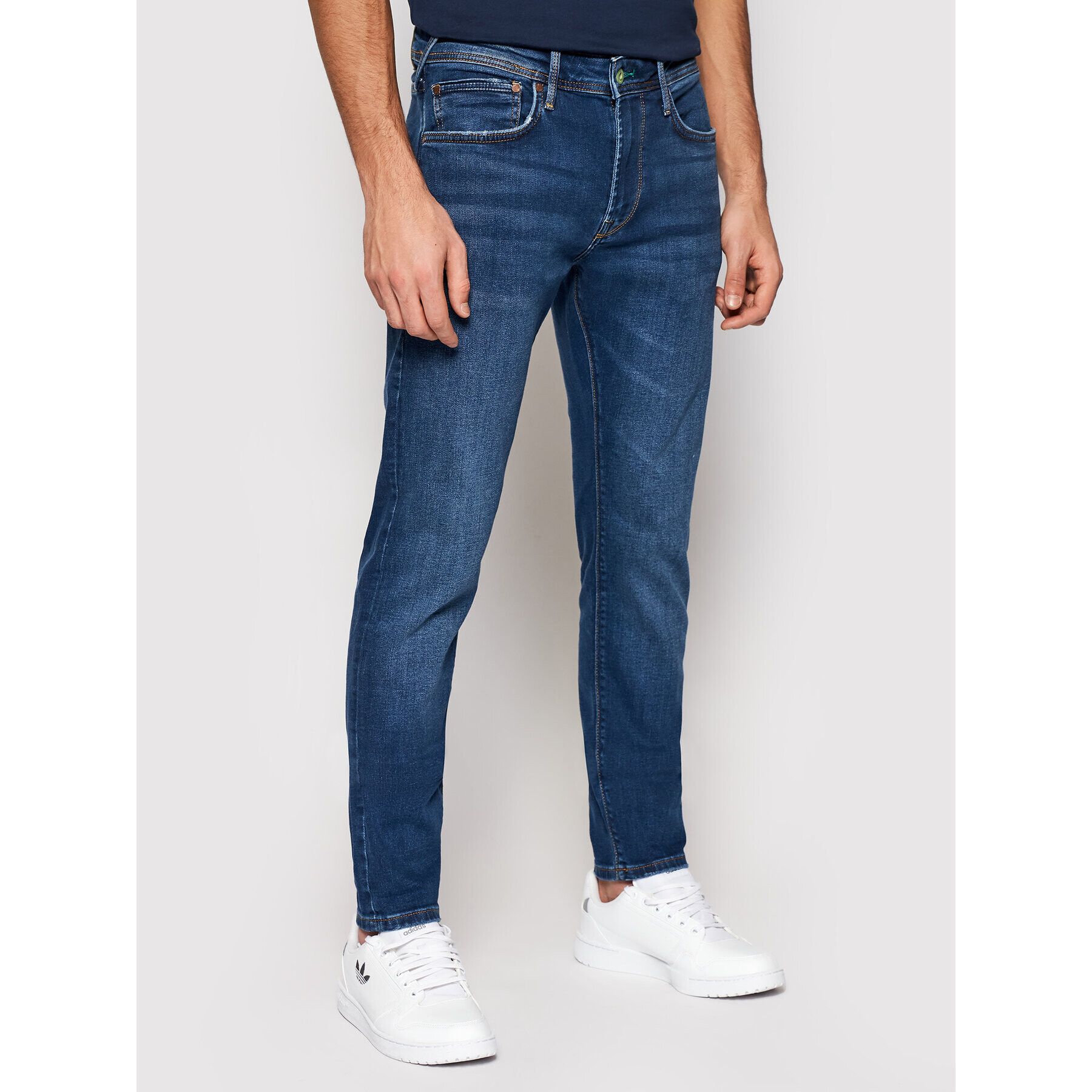 Pepe Jeans Дънки Stanley PM201705 Тъмносин Slim Fit - Pepit.bg