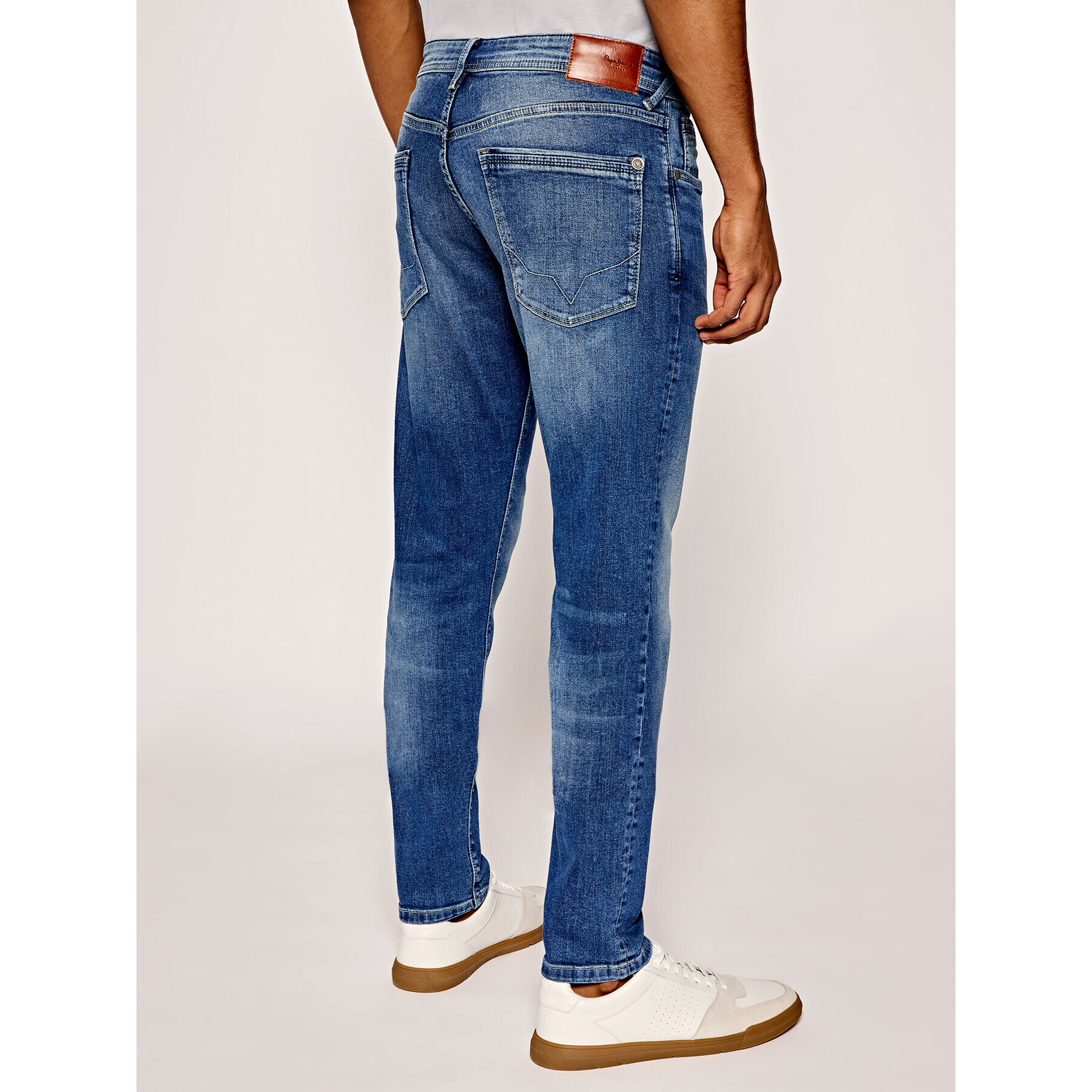 Pepe Jeans Дънки Stanley PM201705 Тъмносин Slim Fit - Pepit.bg