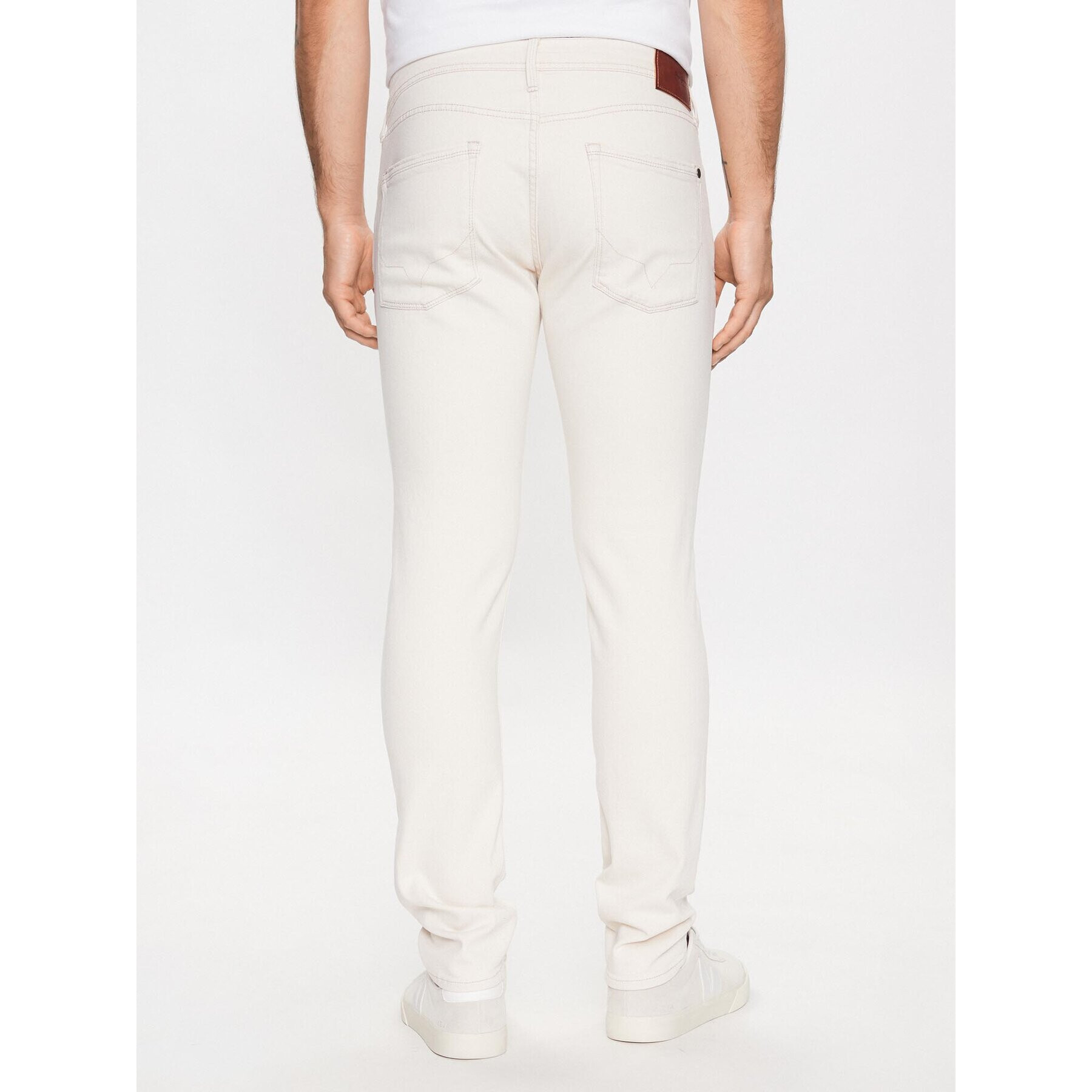 Pepe Jeans Дънки Stanley PM20632 Бял Skinny Fit - Pepit.bg