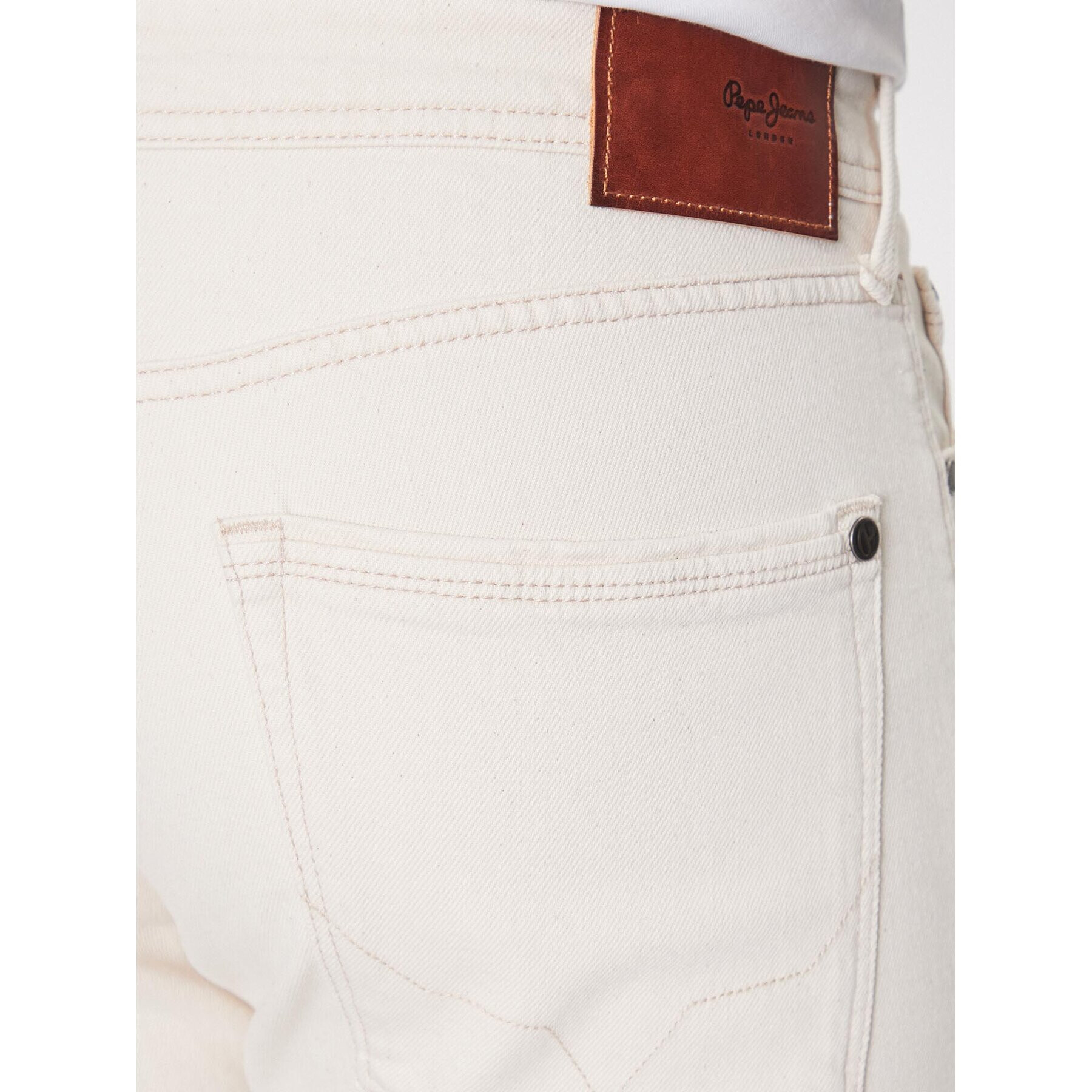 Pepe Jeans Дънки Stanley PM20632 Бял Skinny Fit - Pepit.bg