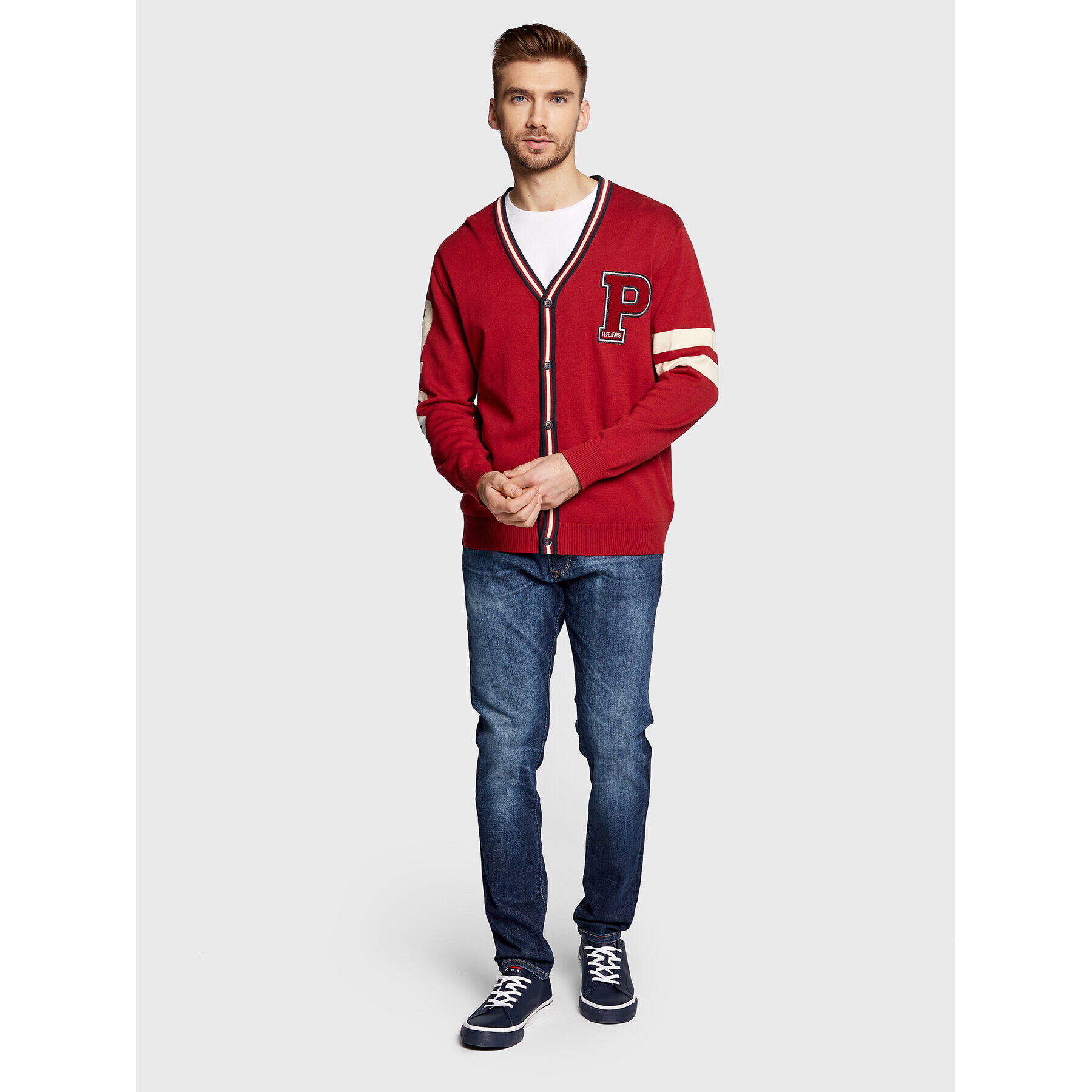 Pepe Jeans Дънки Stanley PM206326 Син Taper Fit - Pepit.bg