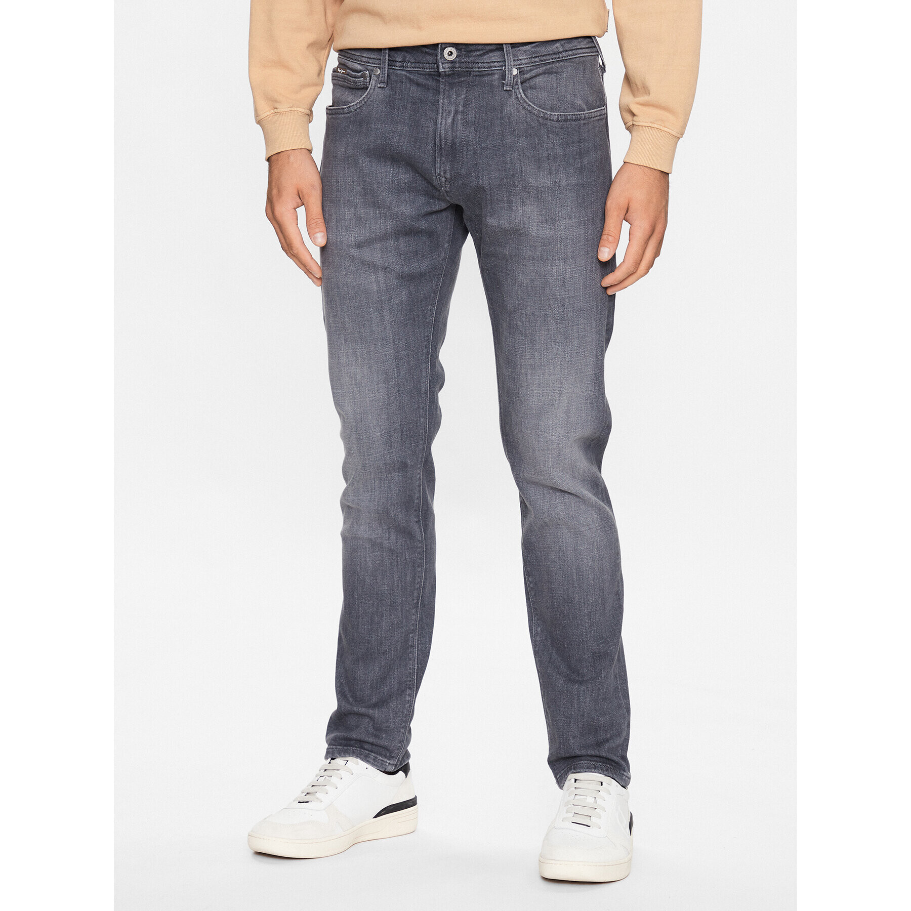 Pepe Jeans Дънки Stanley PM206326 Сив Taper Fit - Pepit.bg