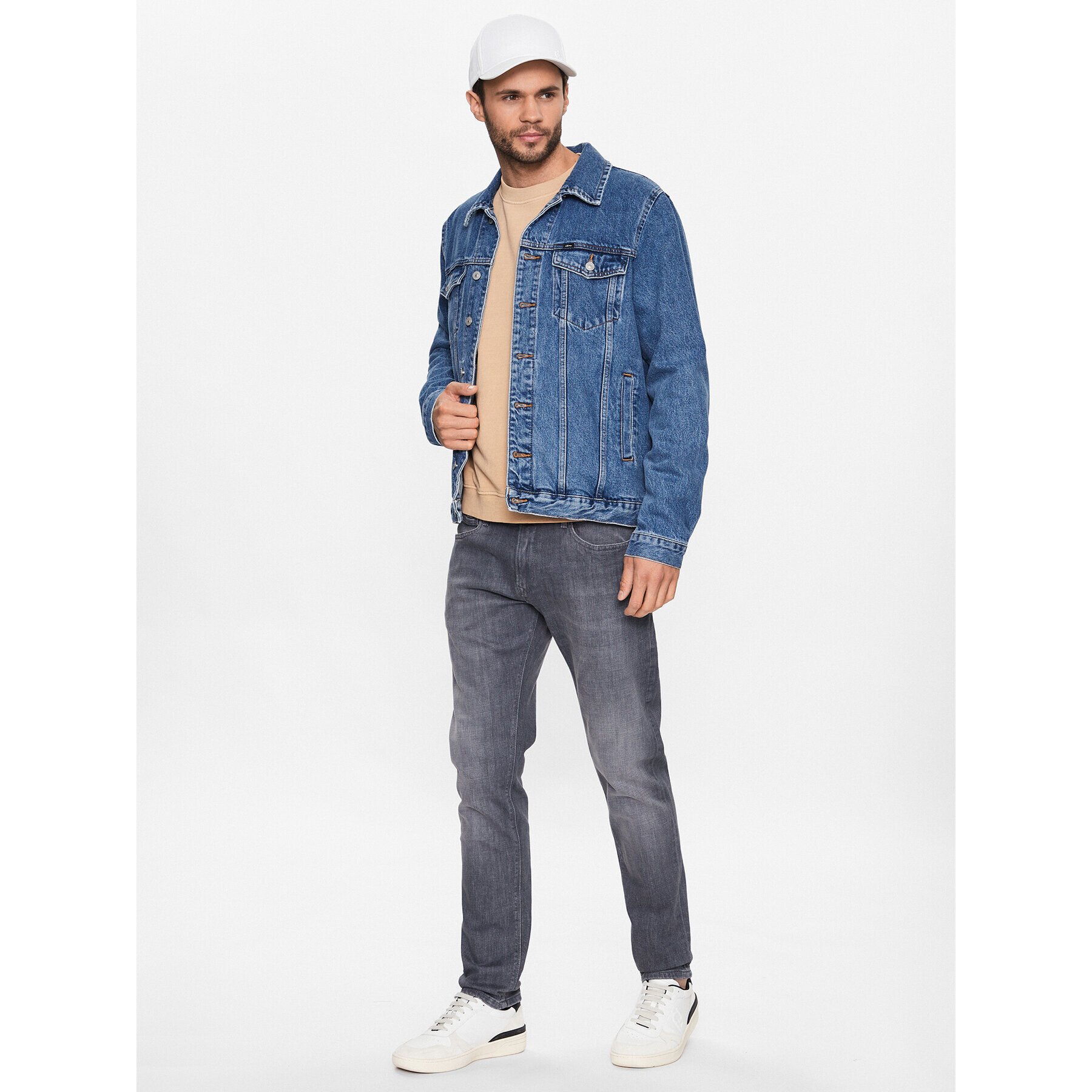 Pepe Jeans Дънки Stanley PM206326 Сив Taper Fit - Pepit.bg